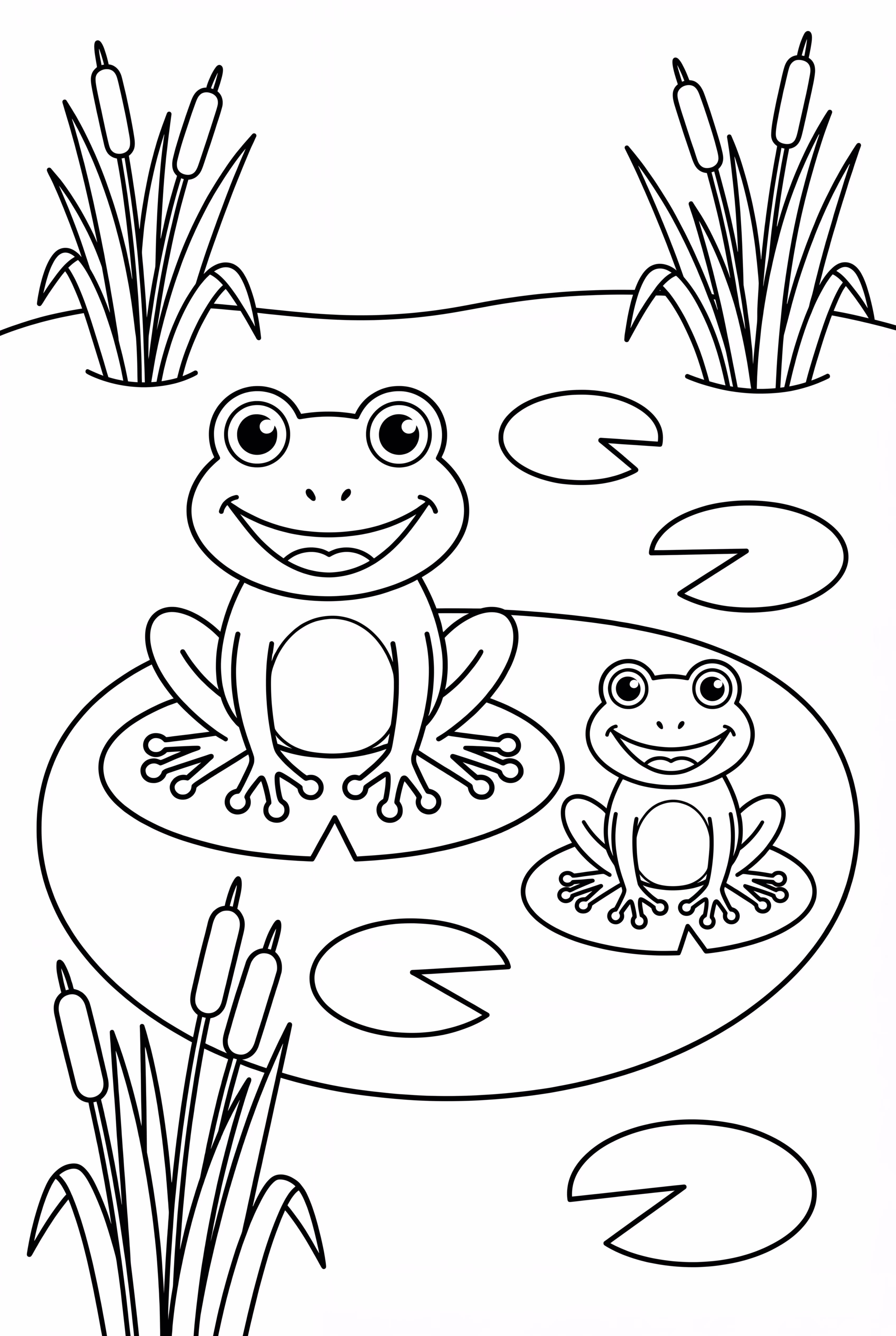 Pond Frog and Toad