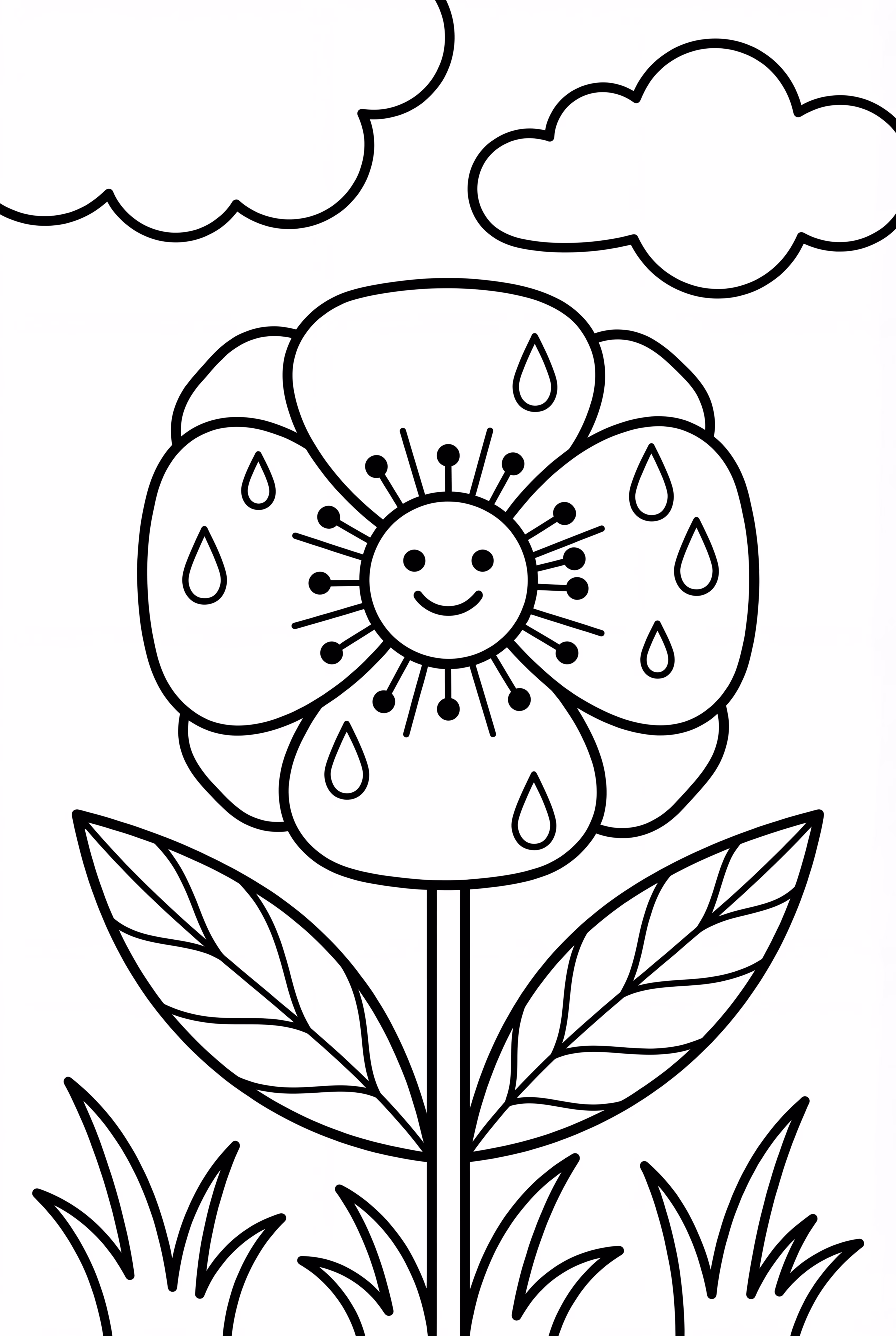 含露水的罌粟花