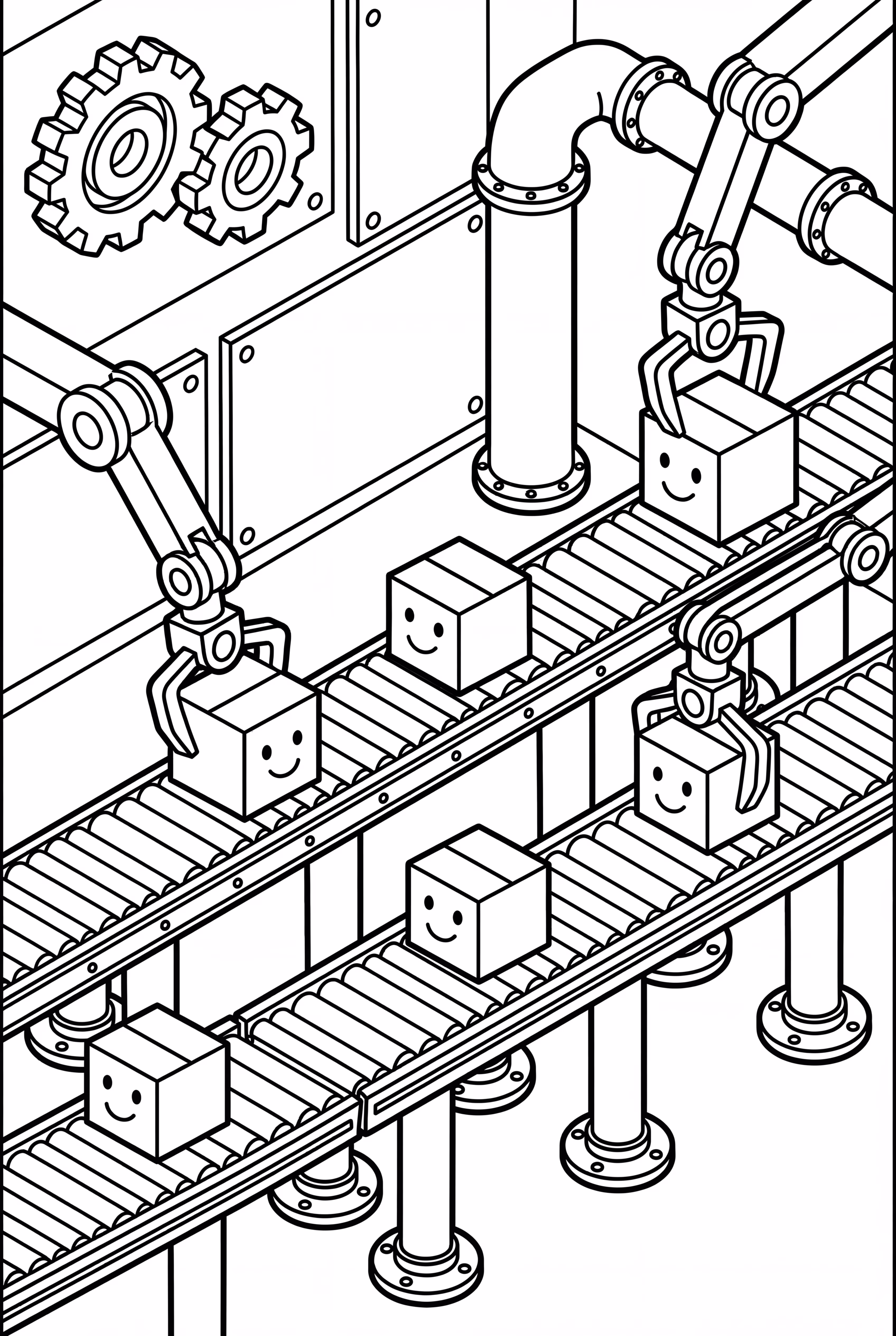 Poppy Playtime Factory Conveyor Belt System