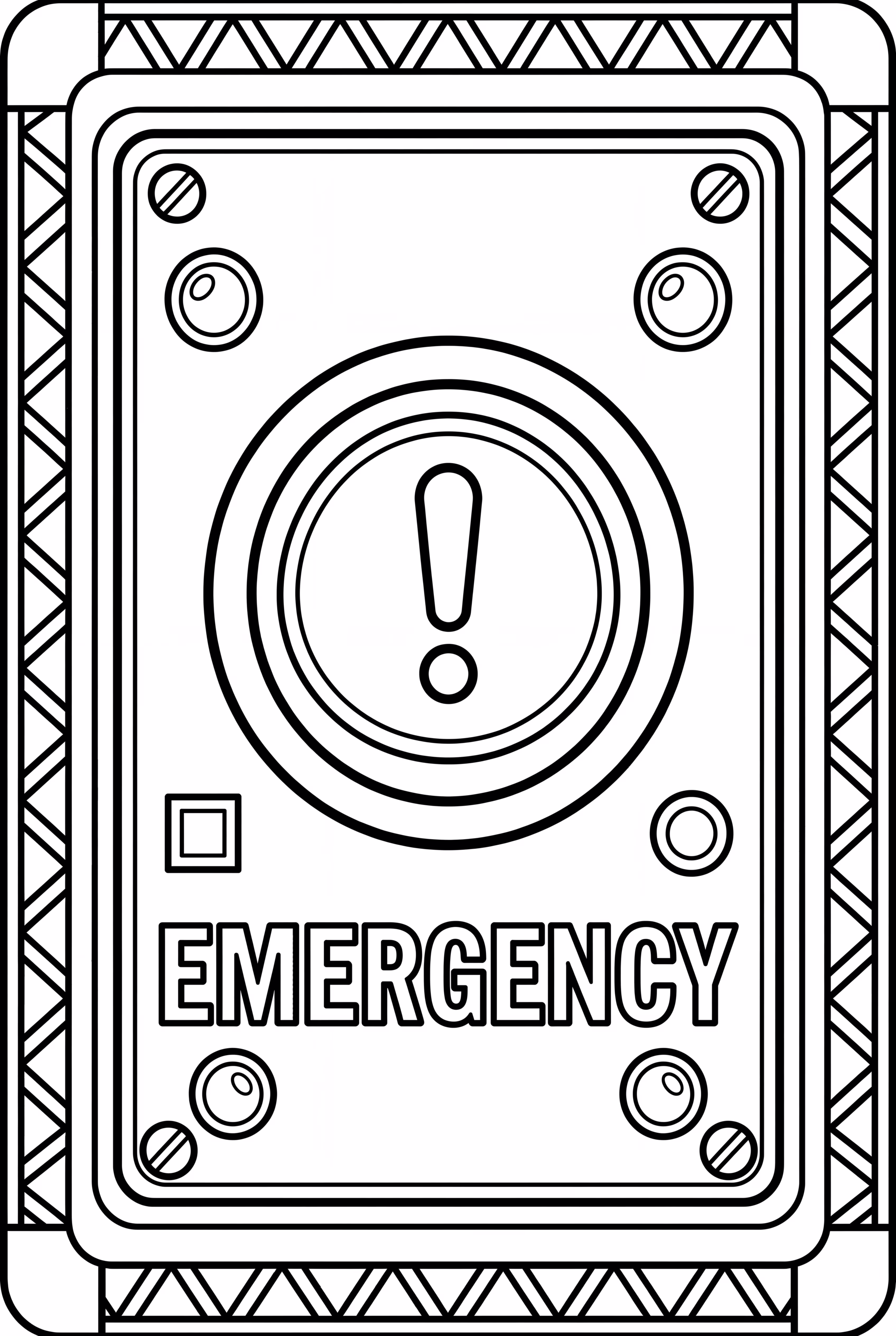 Bouton d'Urgence Rouge Lumineux Poppy Playtime