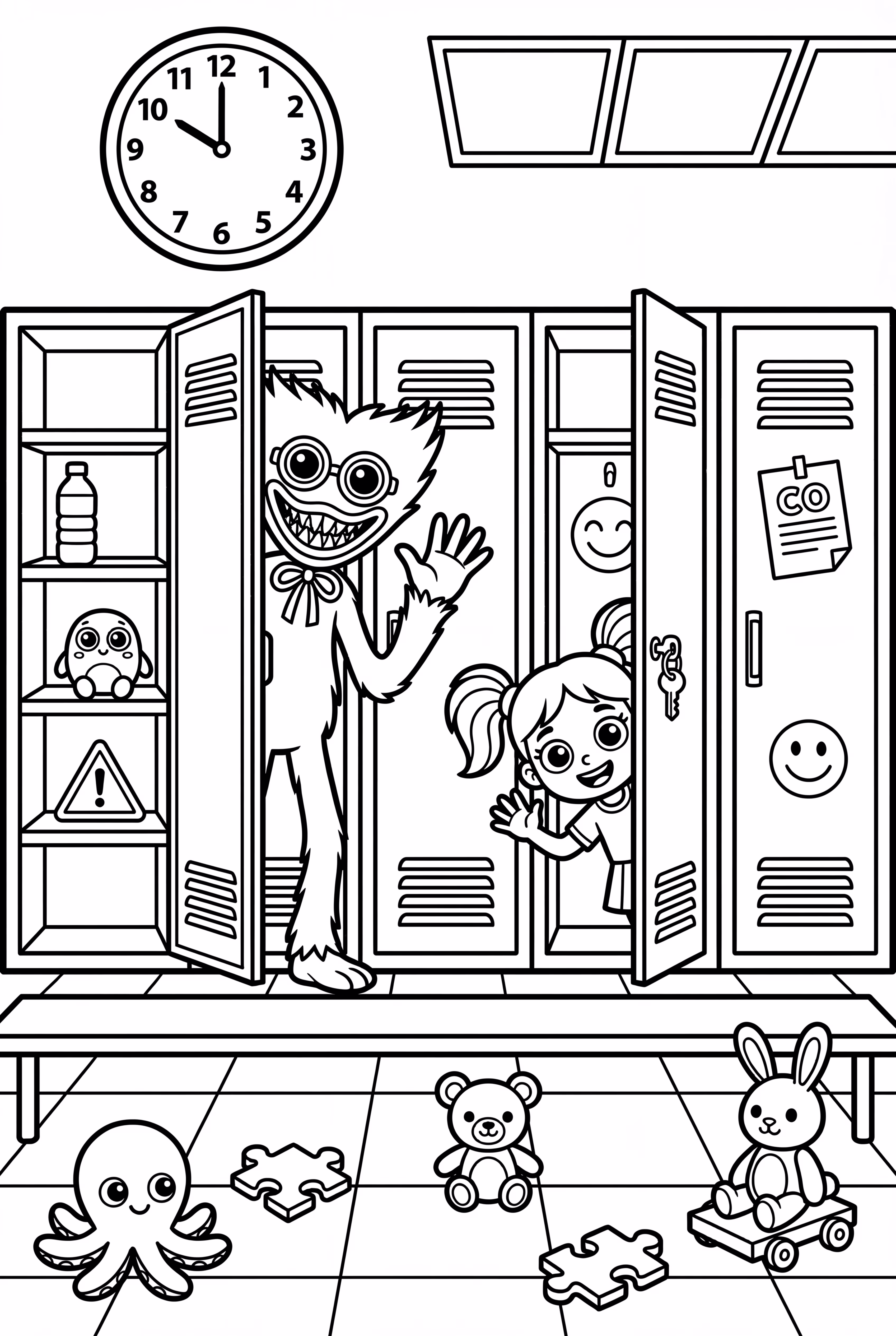 Poppy Playtime 有祕密的置物櫃房間