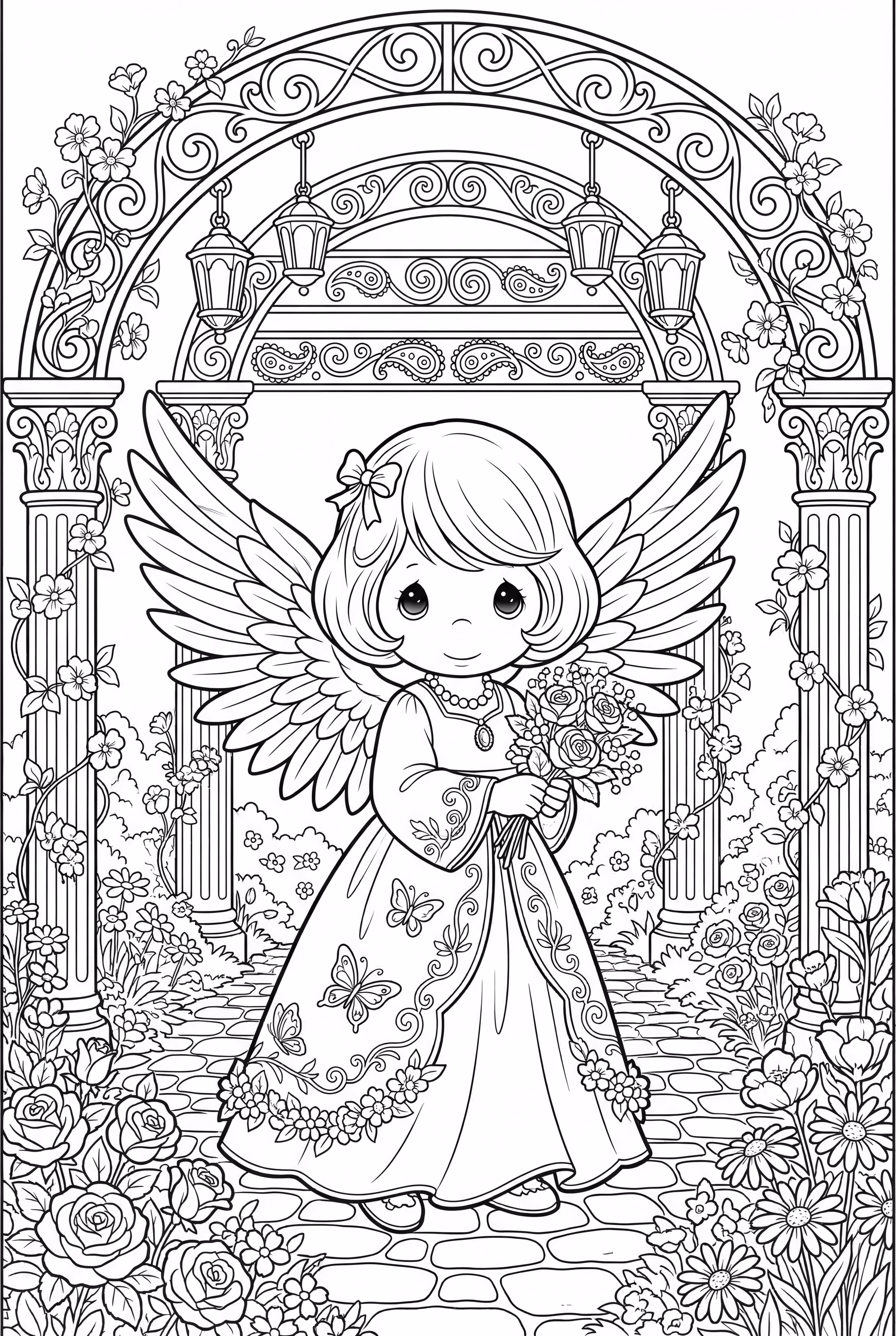 Precious Moments Angel Garden