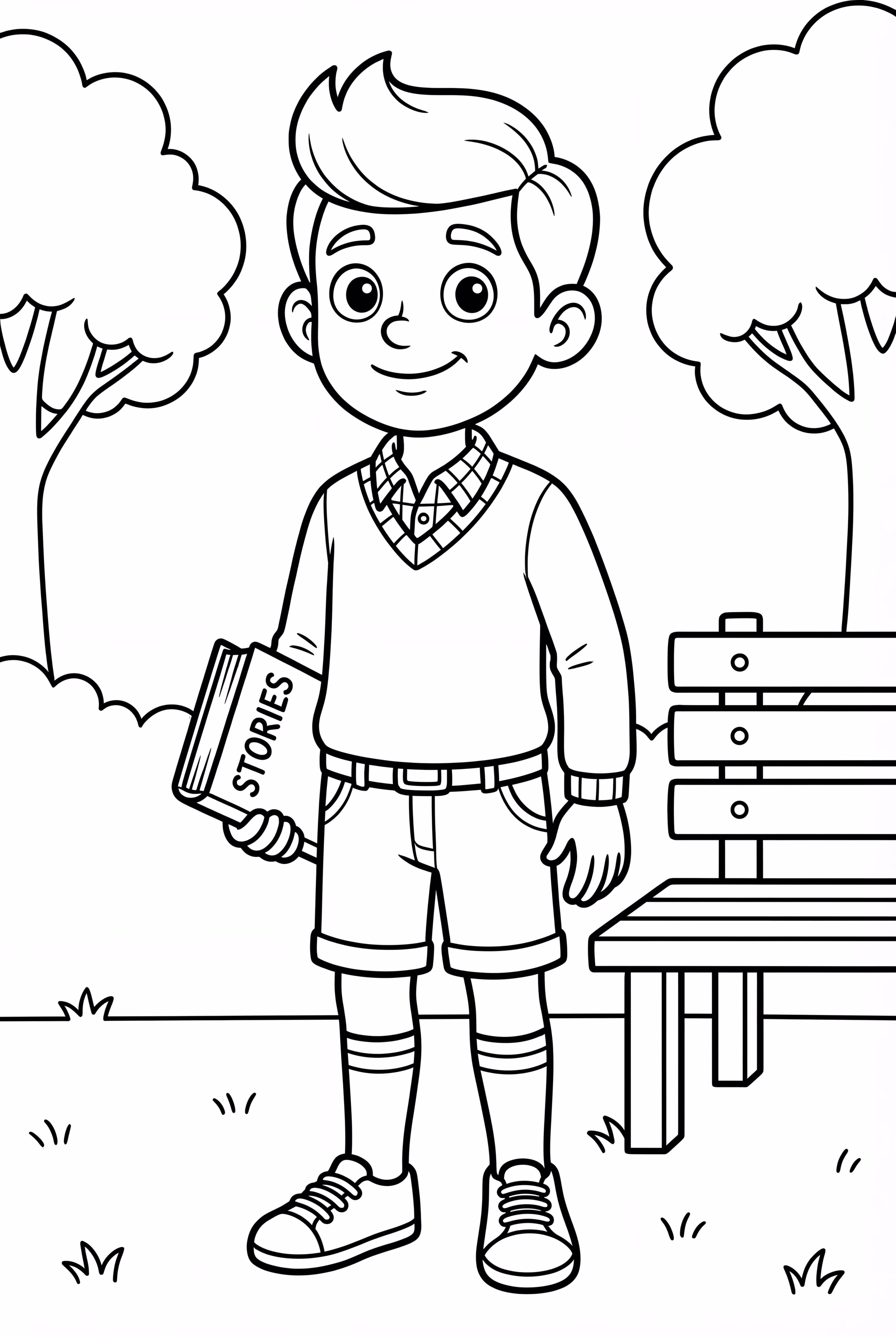 Garoto Preppy com Suéter