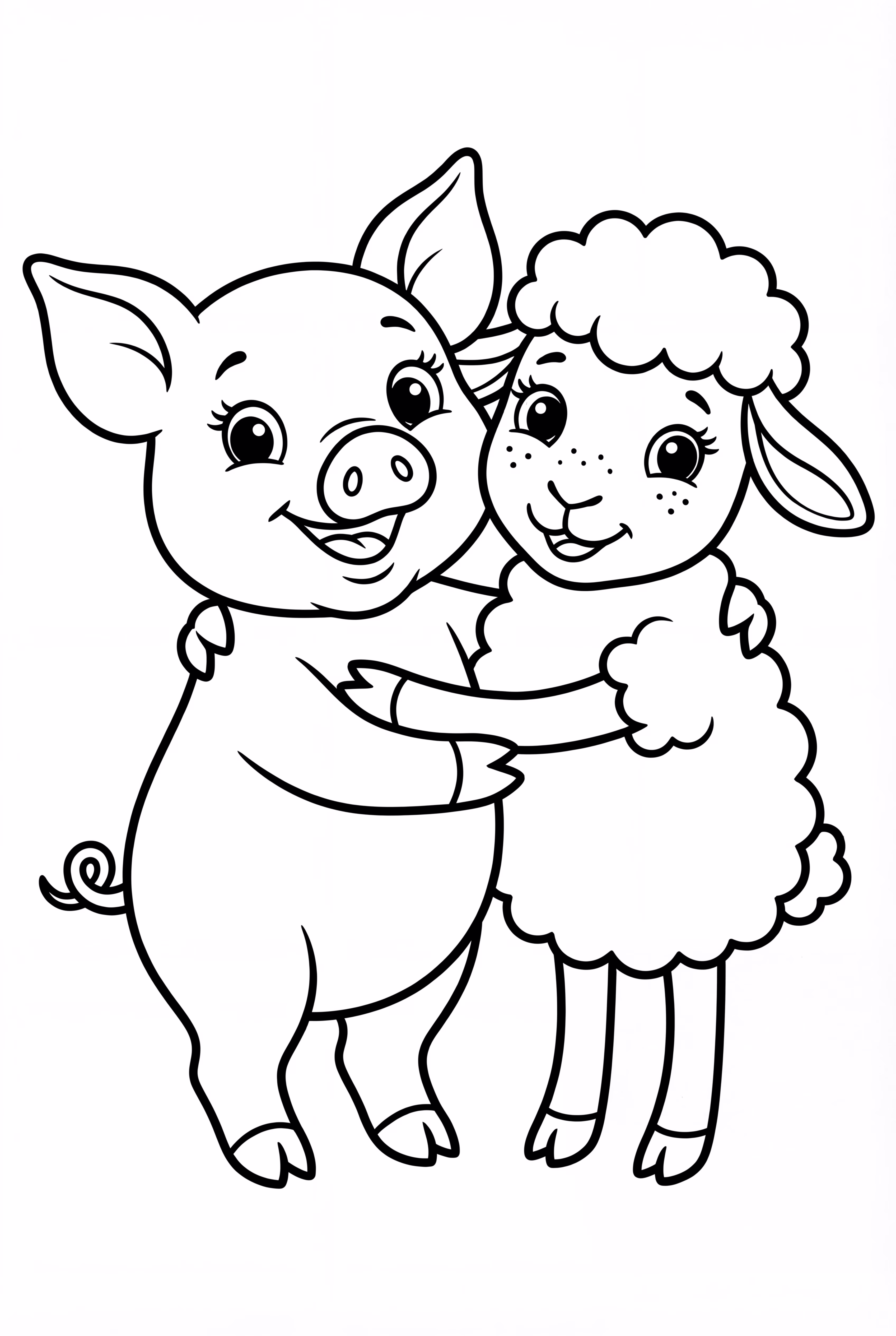 Preschool Farm Animals Playing