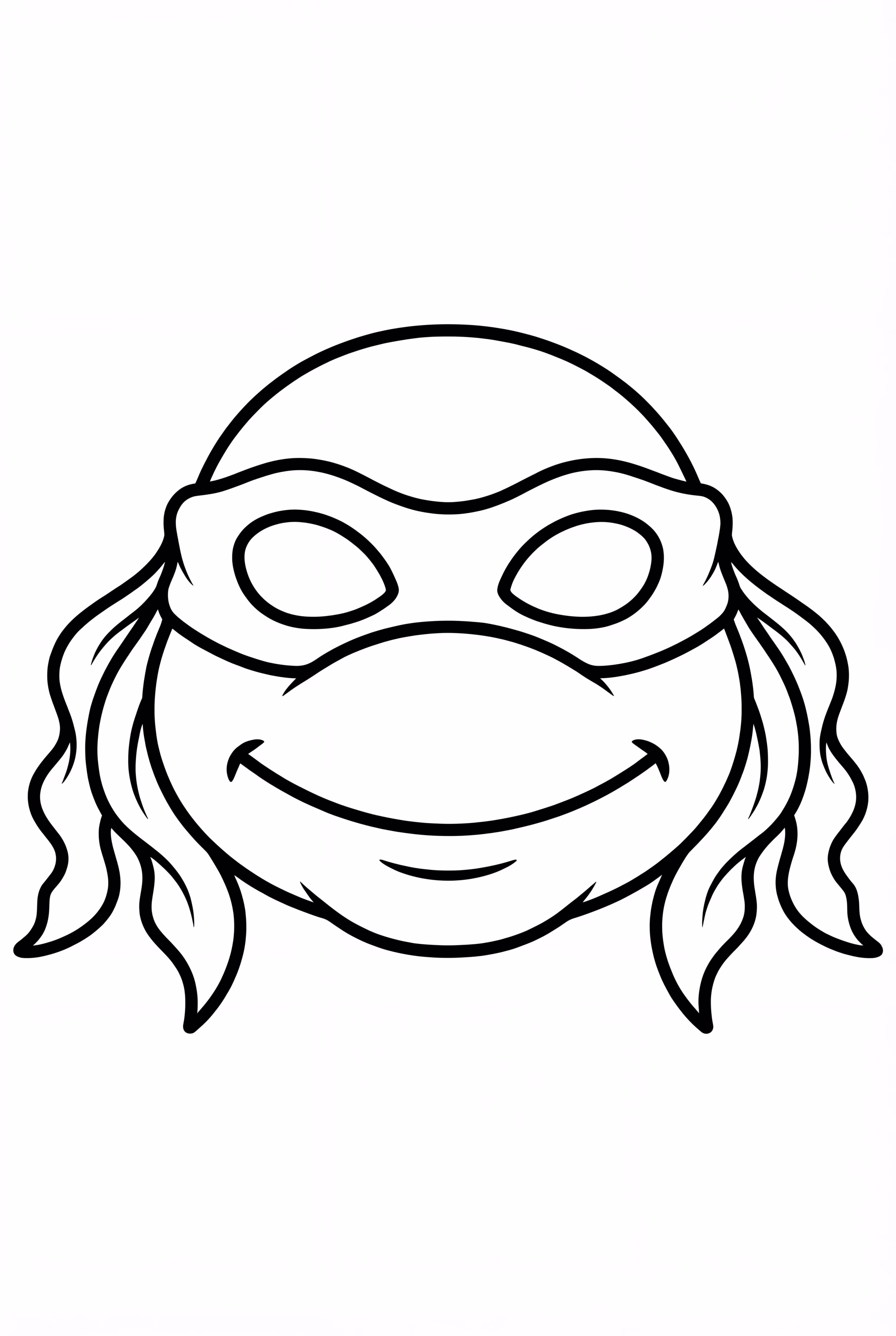 Printable Ninja Turtle Mask Pattern