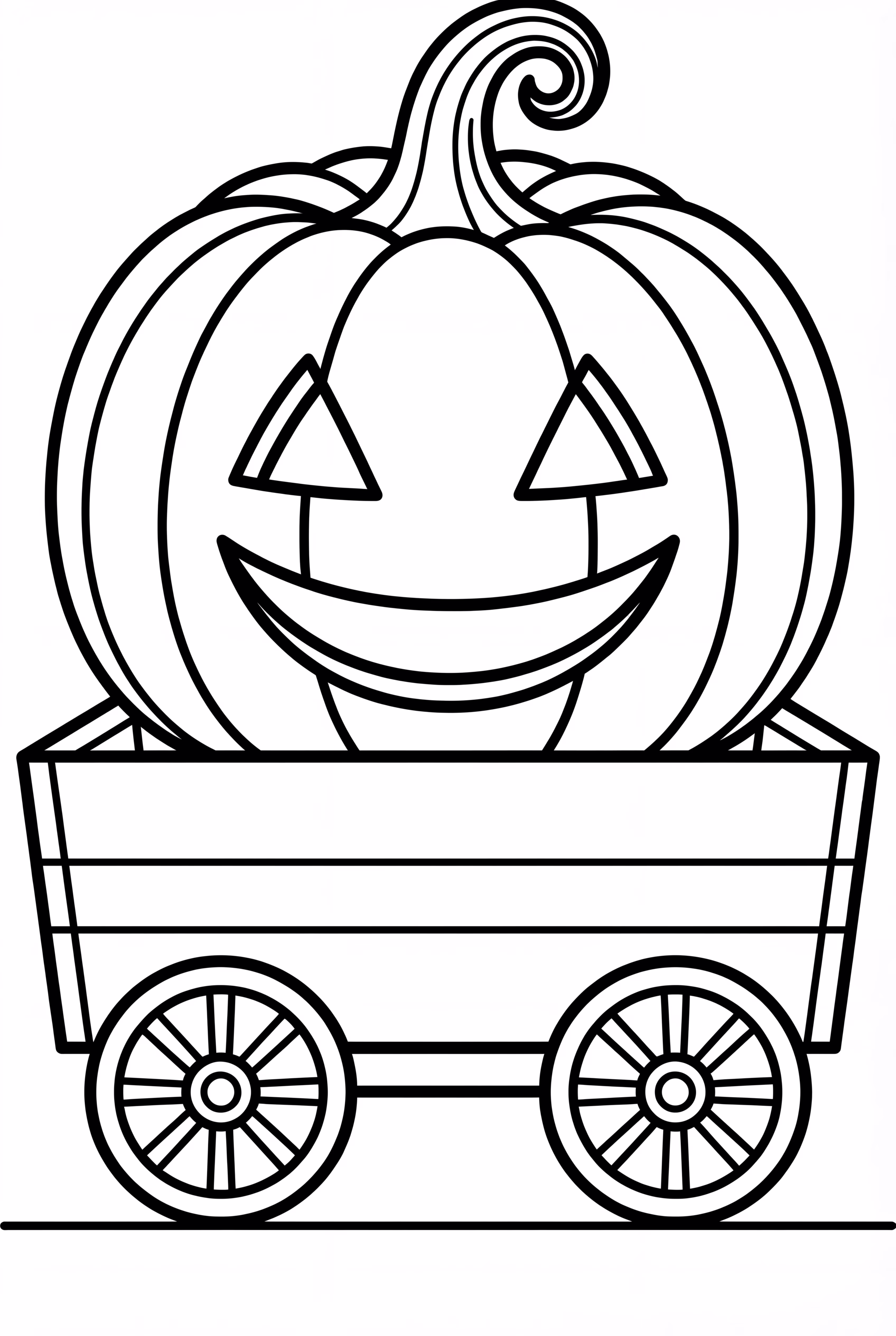 Pumpkin In A Wagon