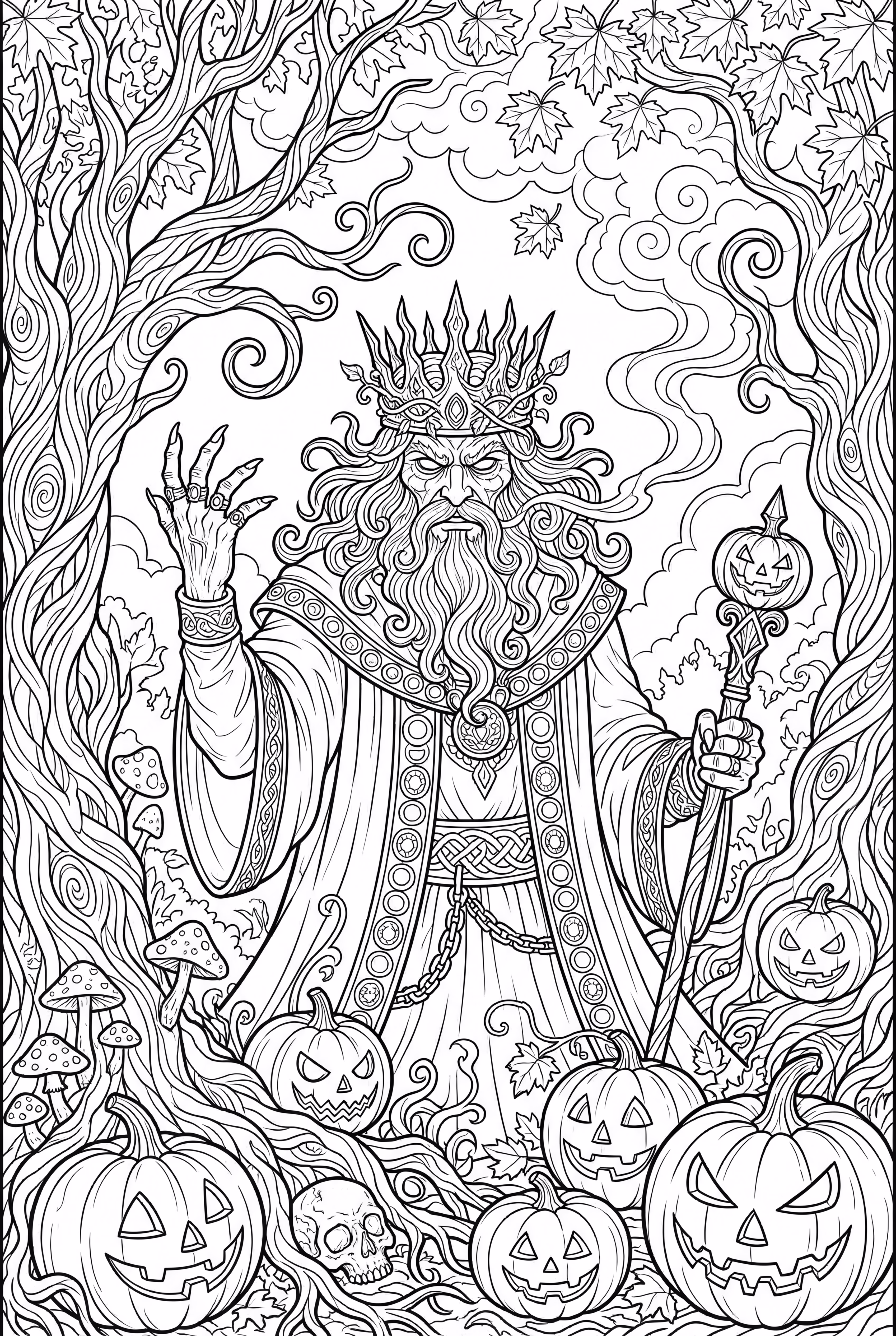 Pumpkin king in a magical land-2