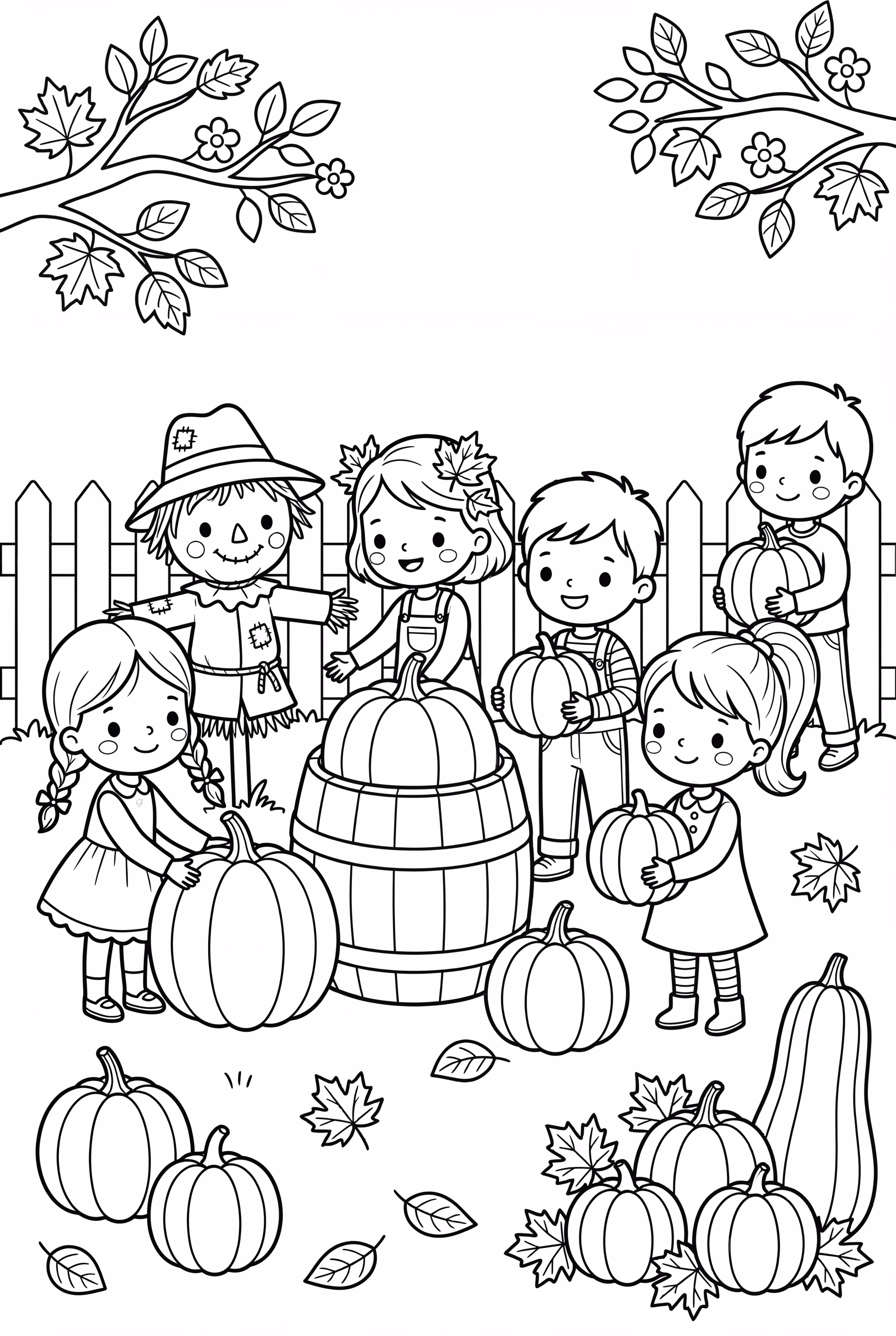 与朋友一起的南瓜园冒险