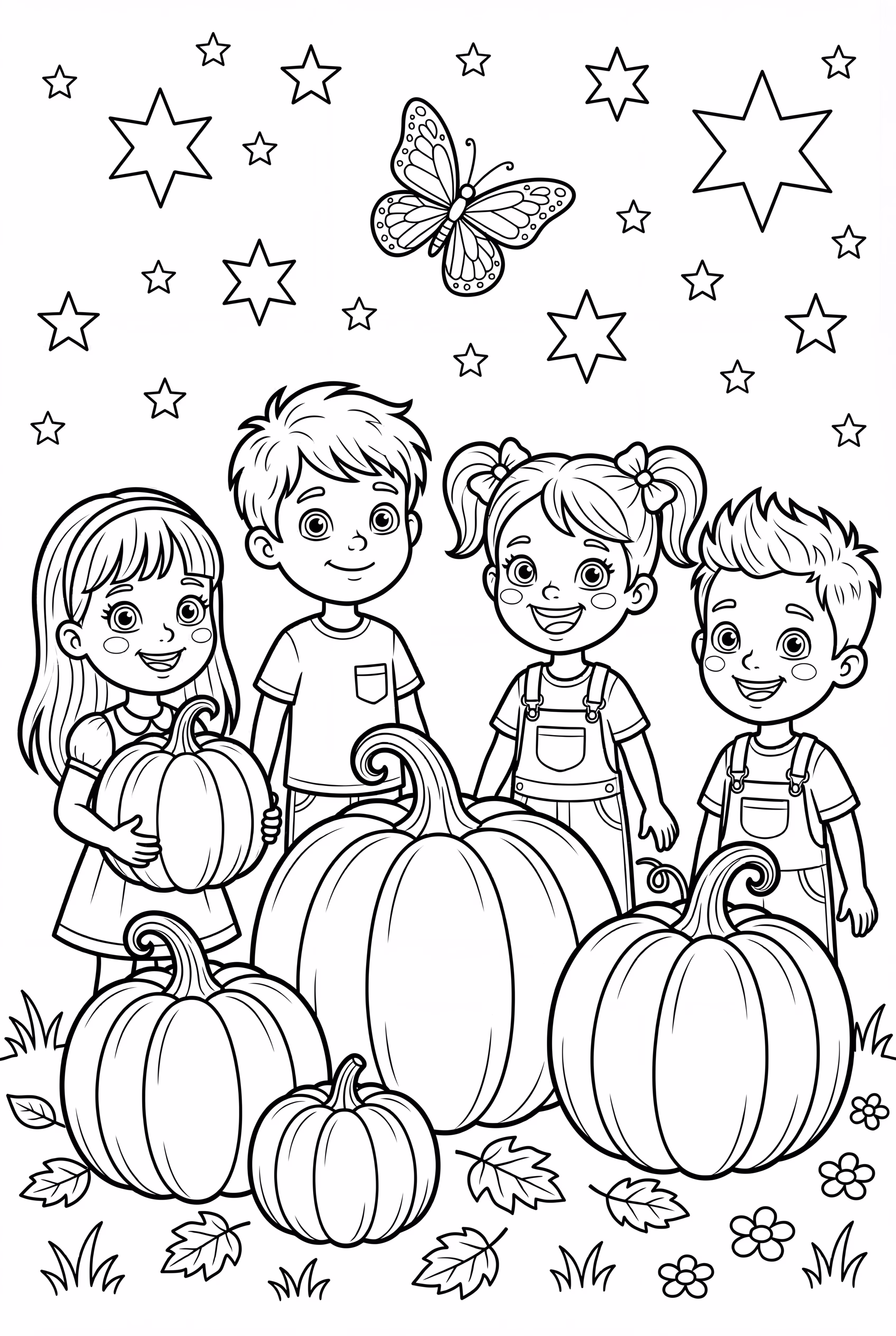 与朋友一起的南瓜园冒险