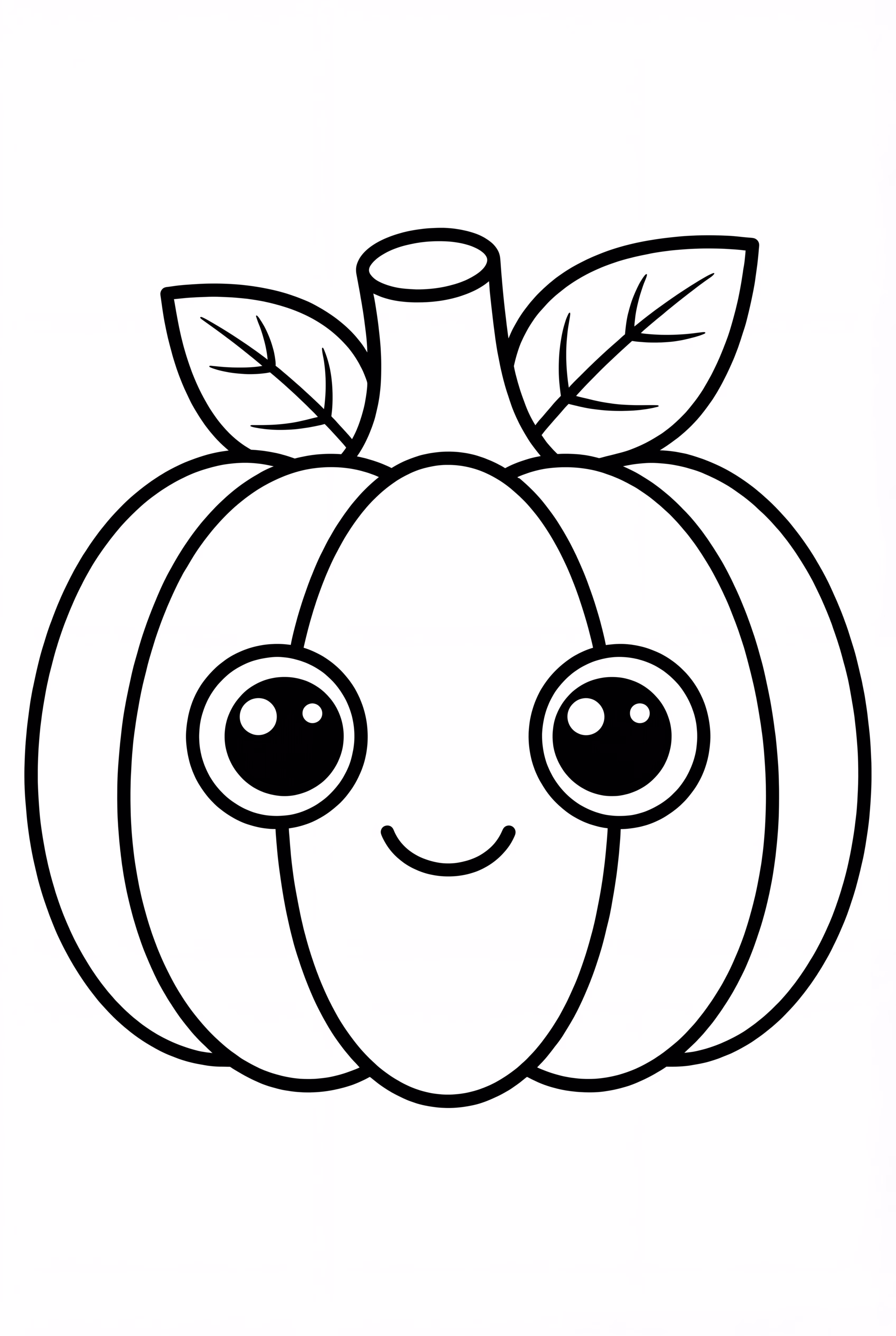 Abóbora Com Olhos Cartunescos