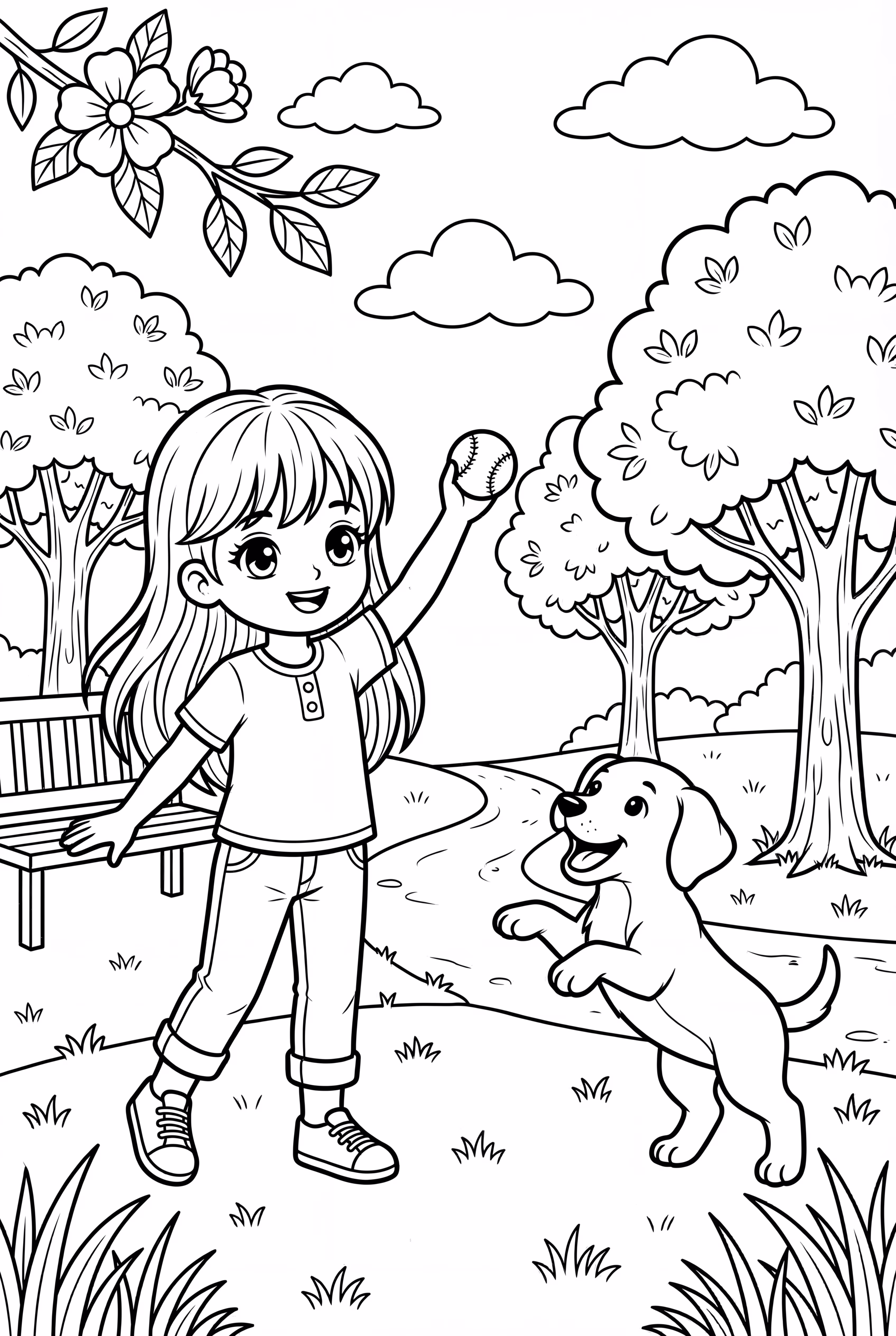 Puppy Love Story with a Girl-2