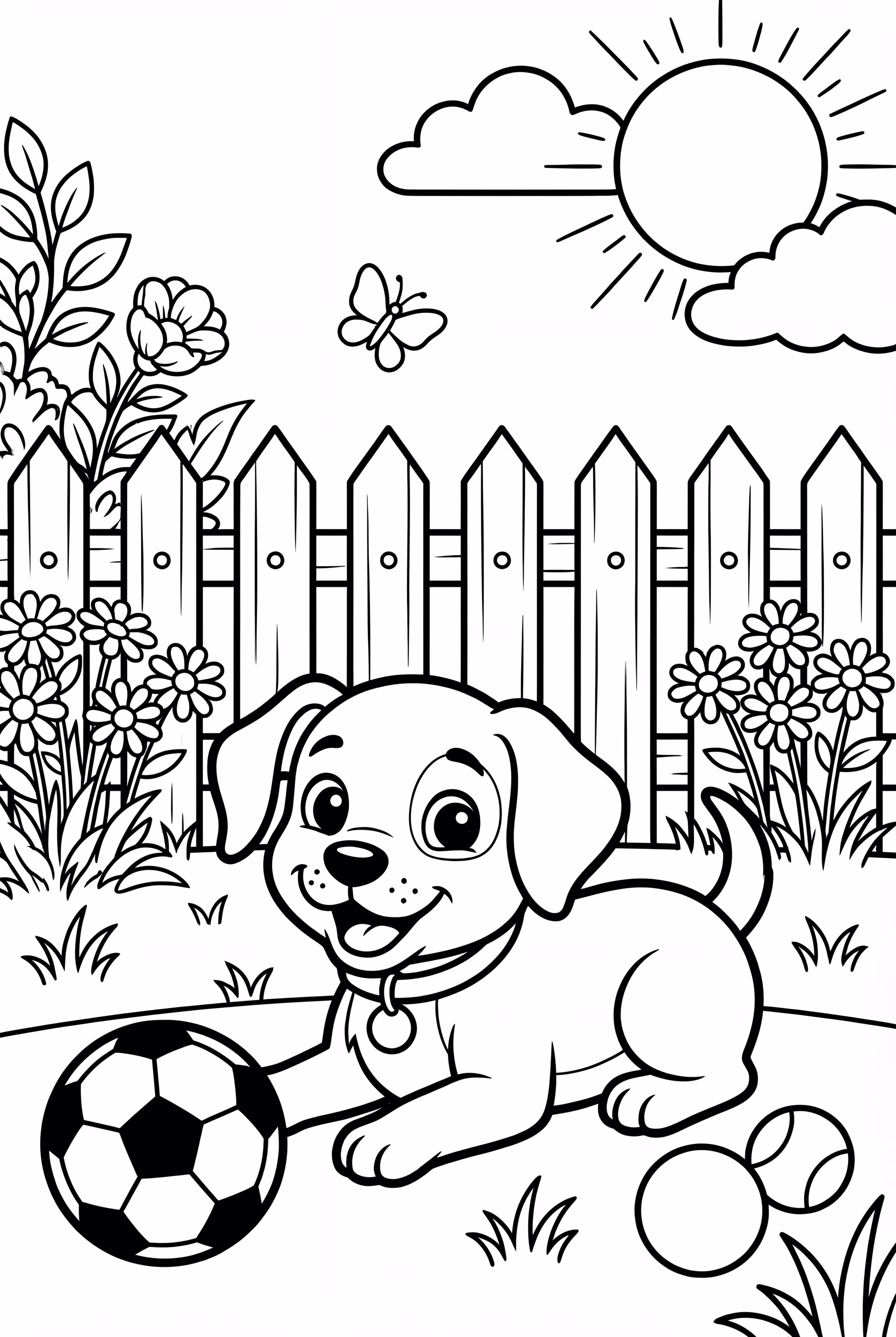 Puppy Playing with a Ball-2