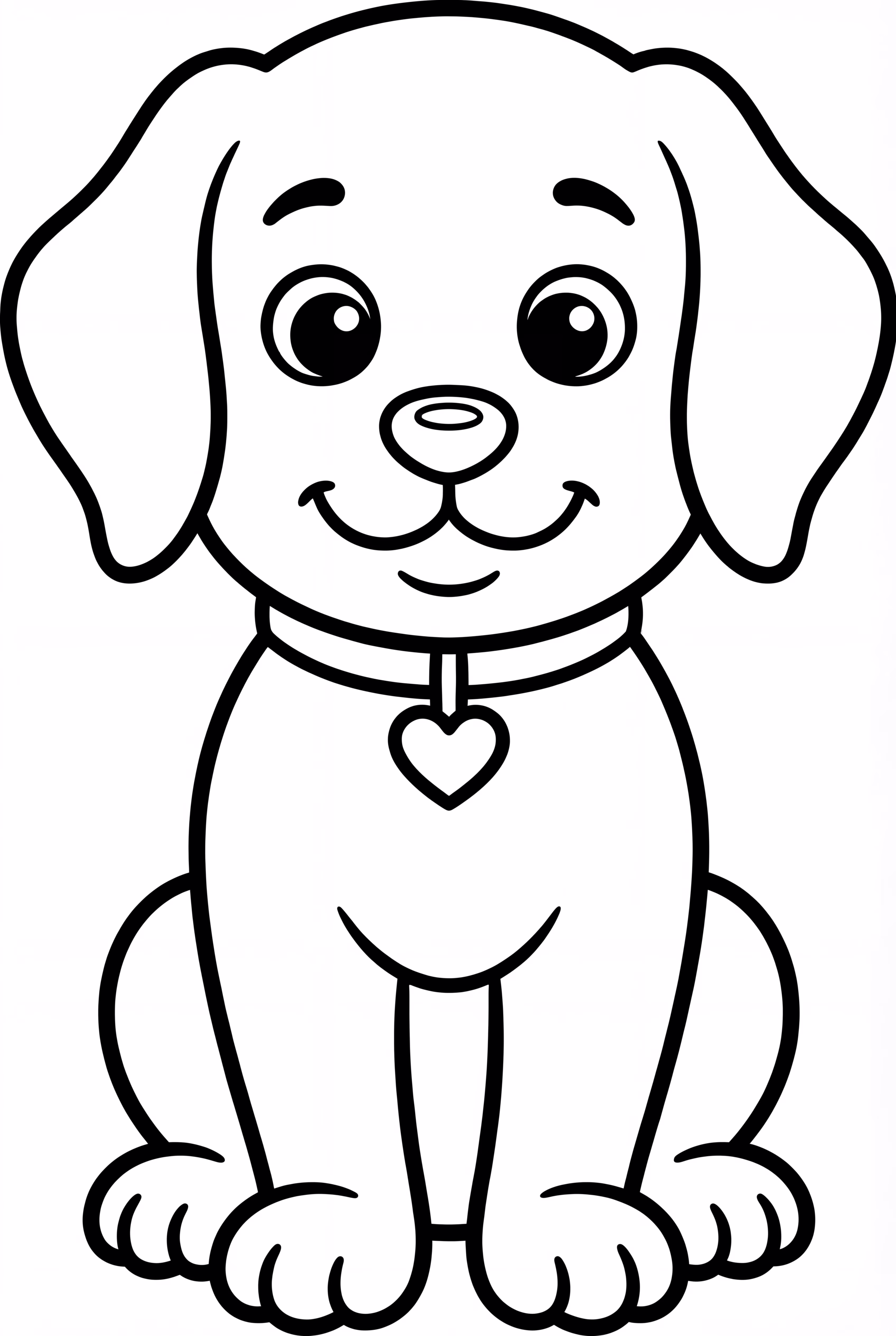 耳朵耷拉的小狗