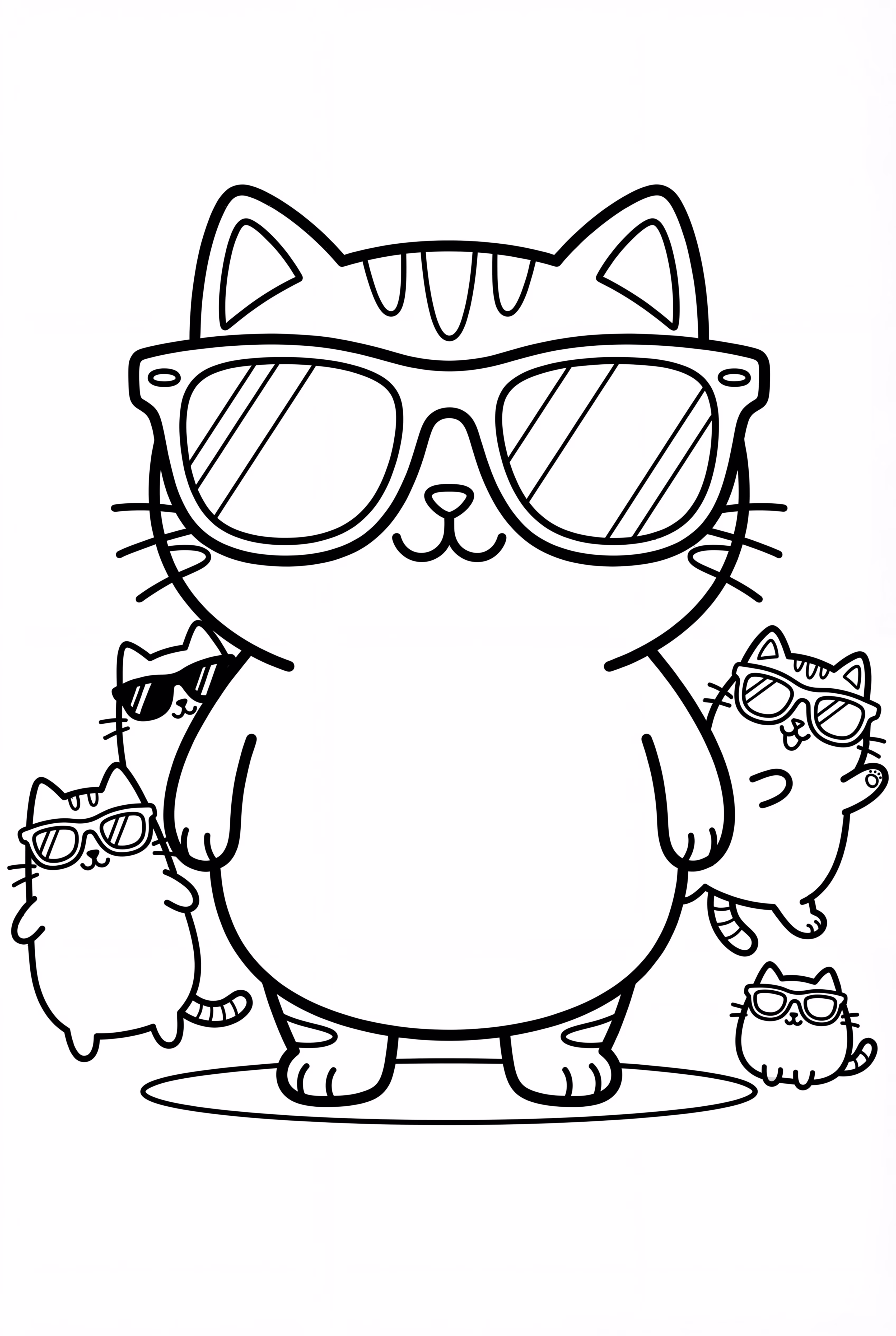 Pusheen de Óculos Escuros