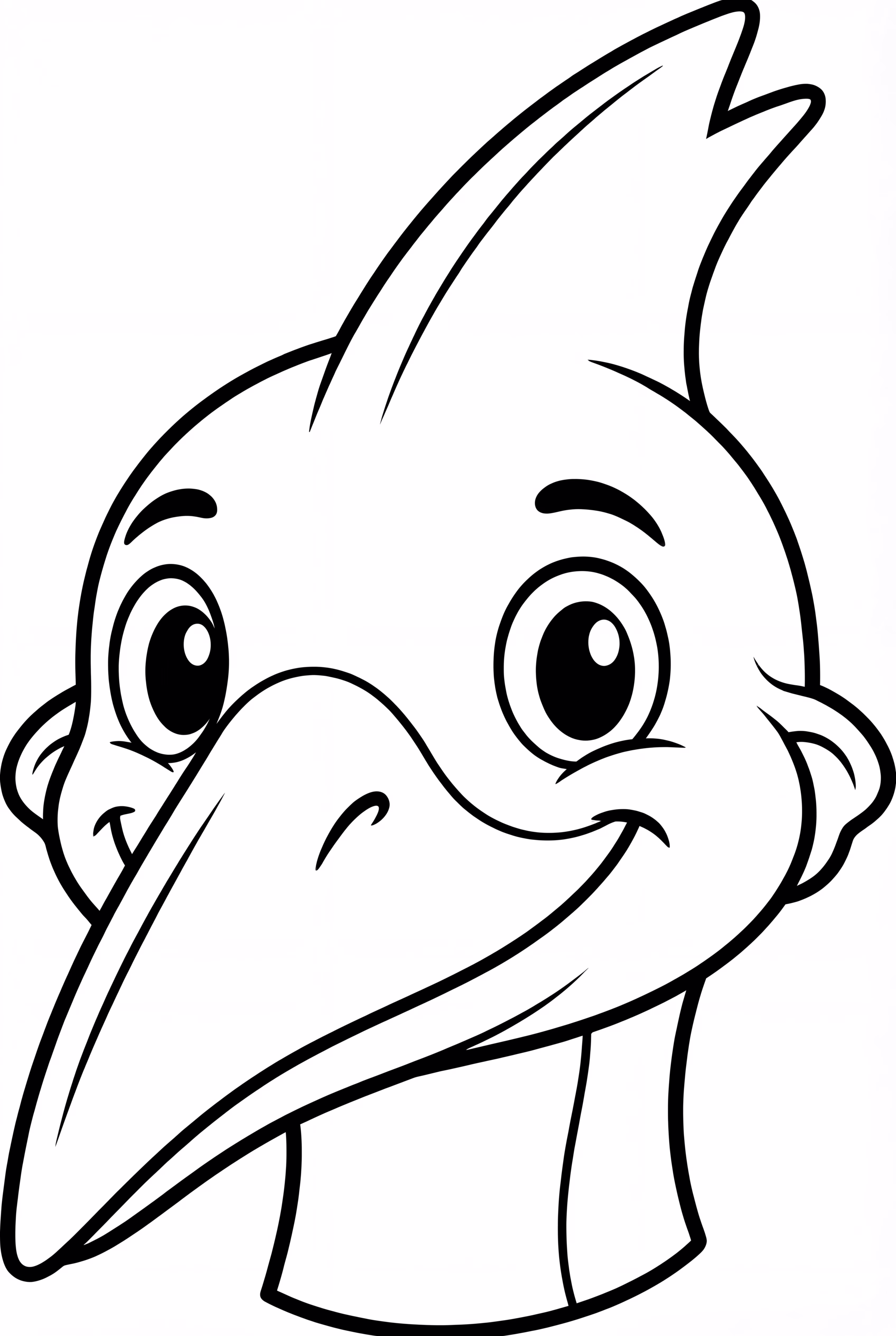 Quetzalcoatlus Face For Kids