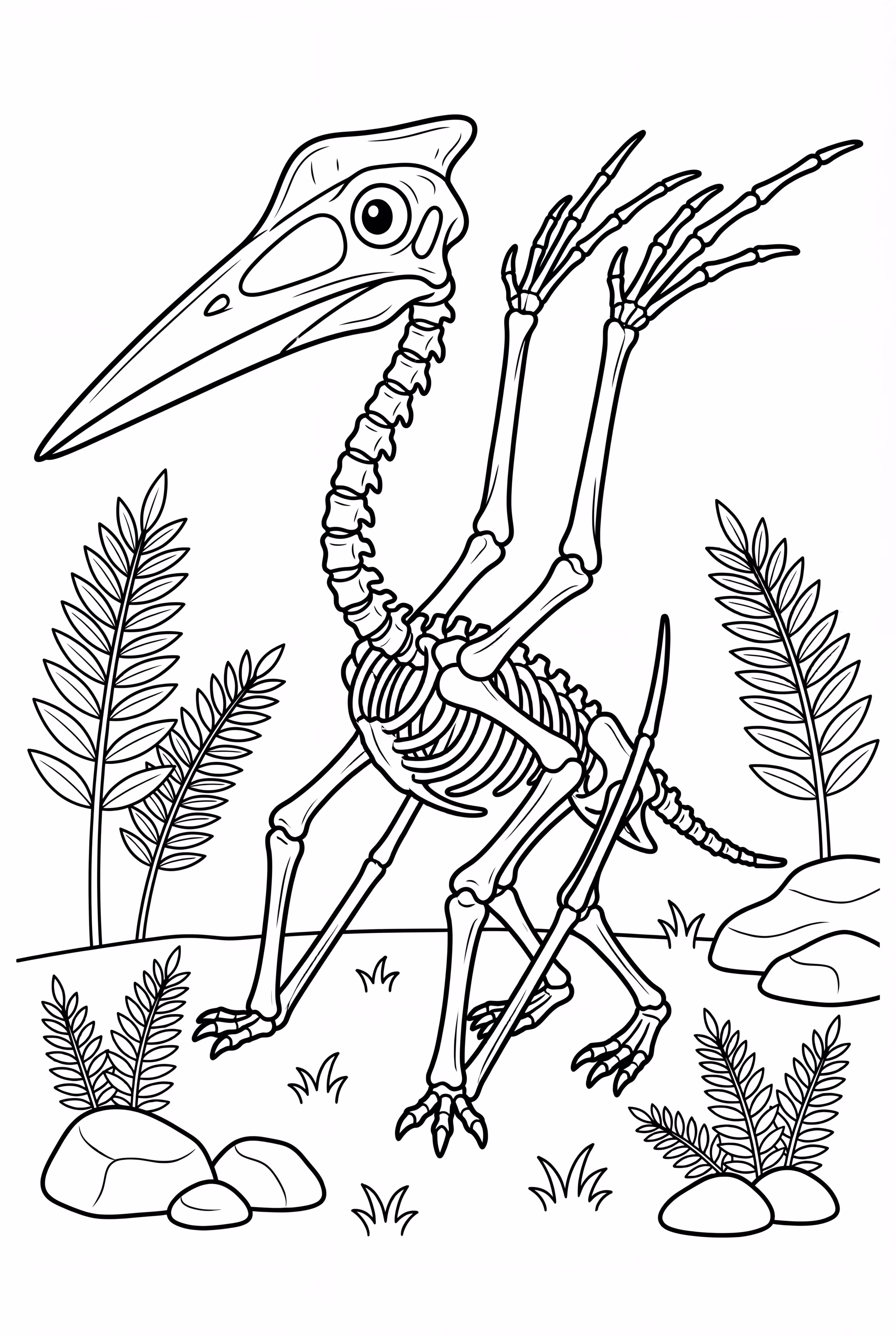 Quetzalcoatlus Fossil Skeleton
