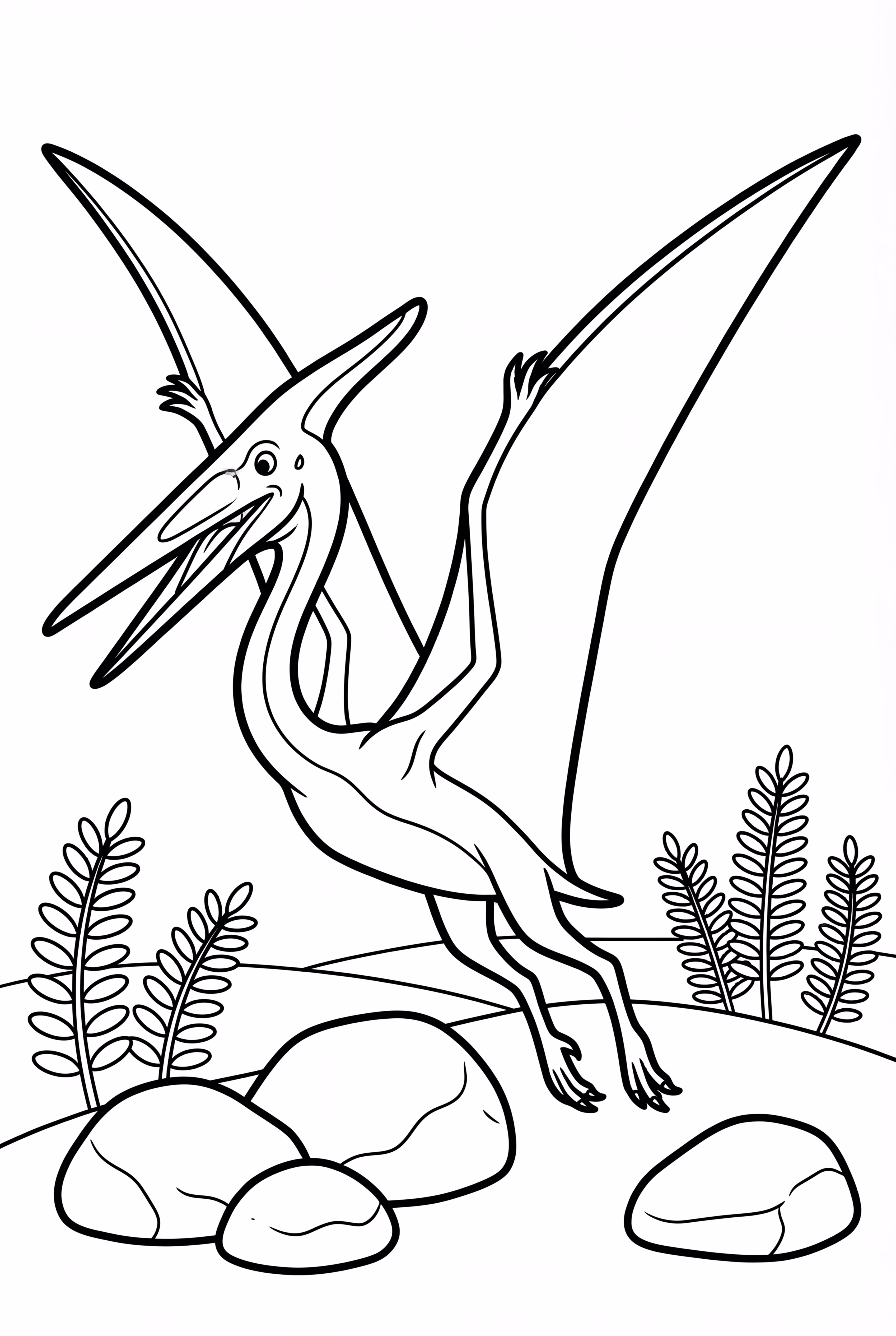 Quetzalcoatlus Launching Into The Air