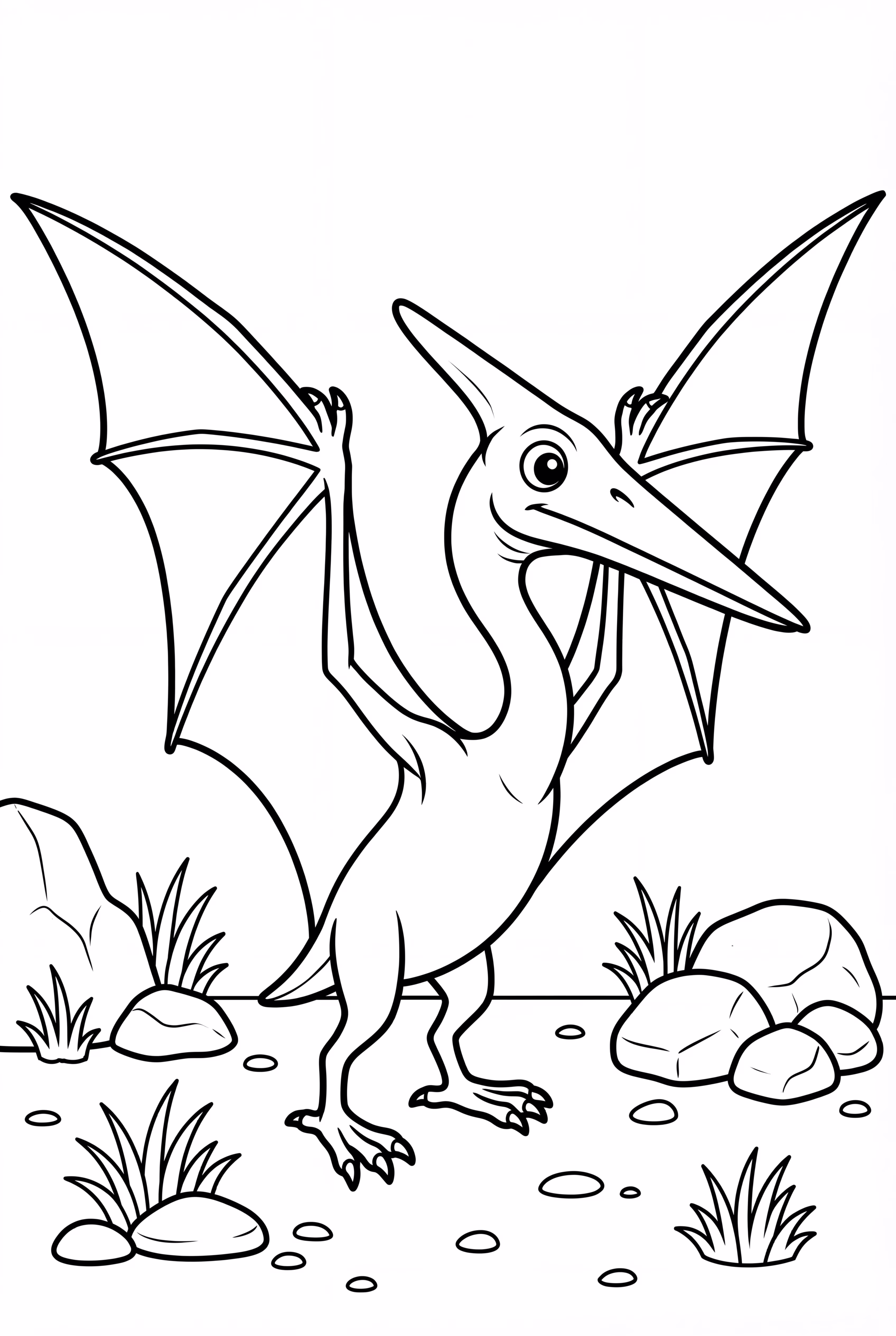 Quetzalcoatlus Stretching Its Giant Wings