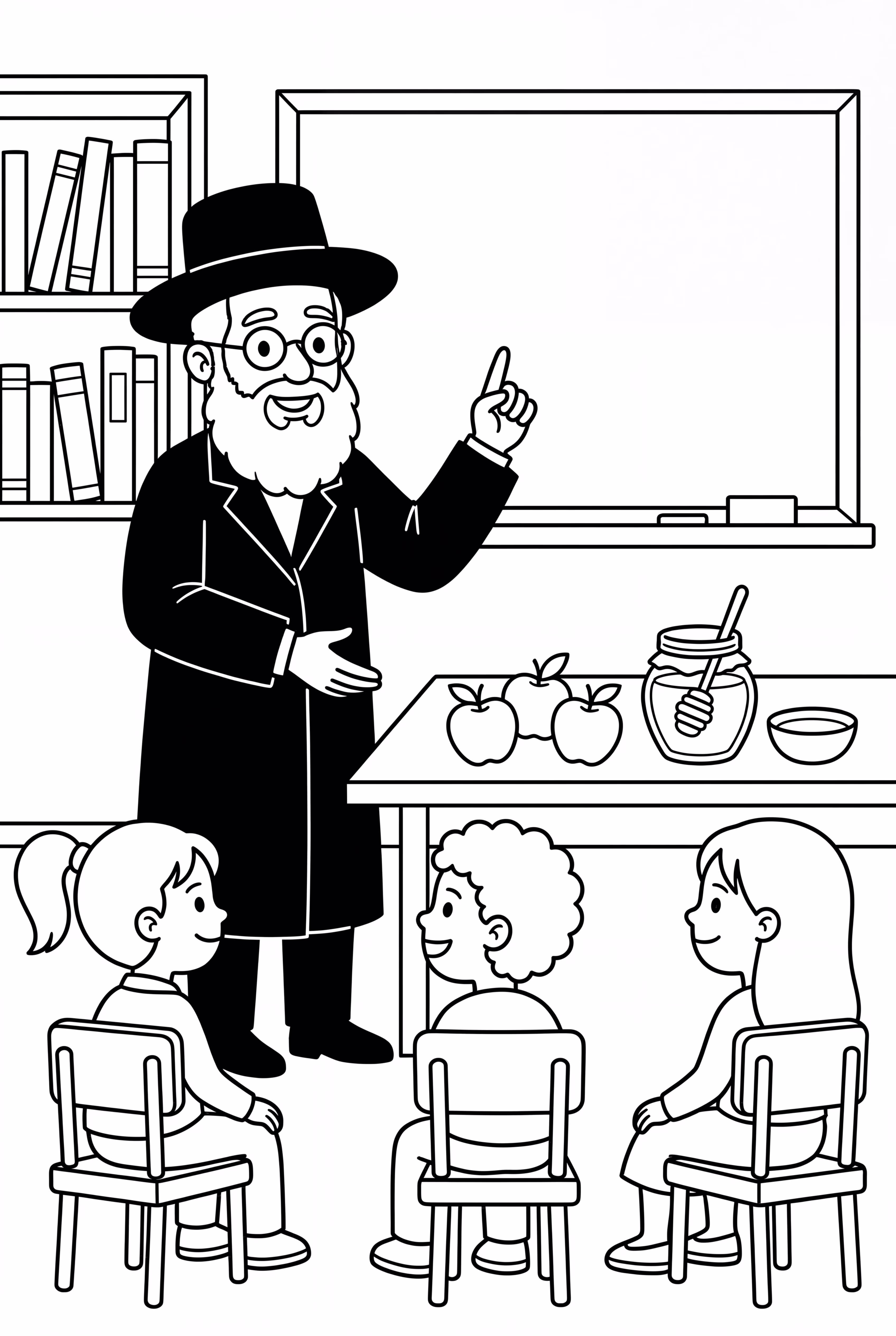 Rabbi Teaching About Rosh Hashanah