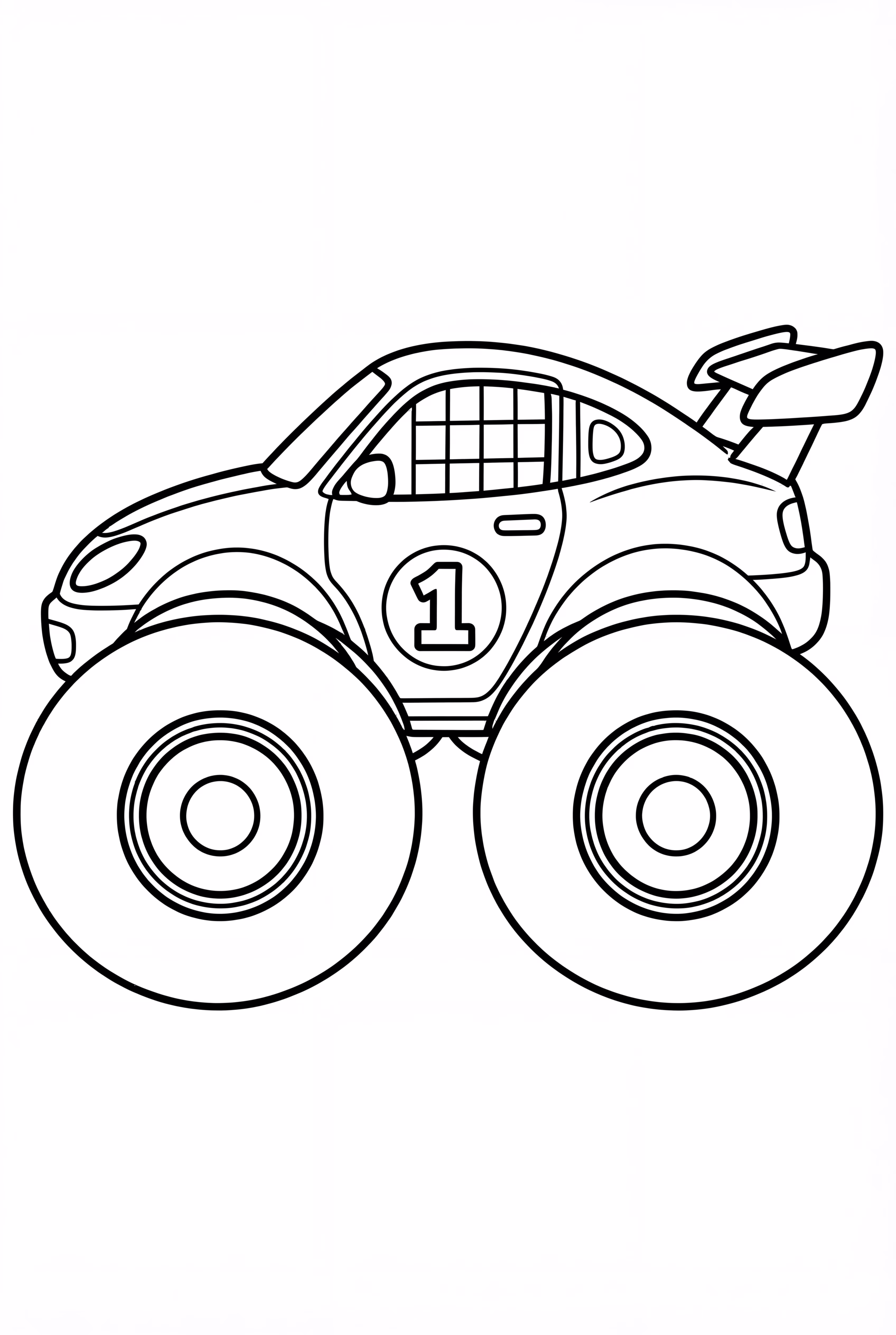 Race Car With Balloon Tires For Kids