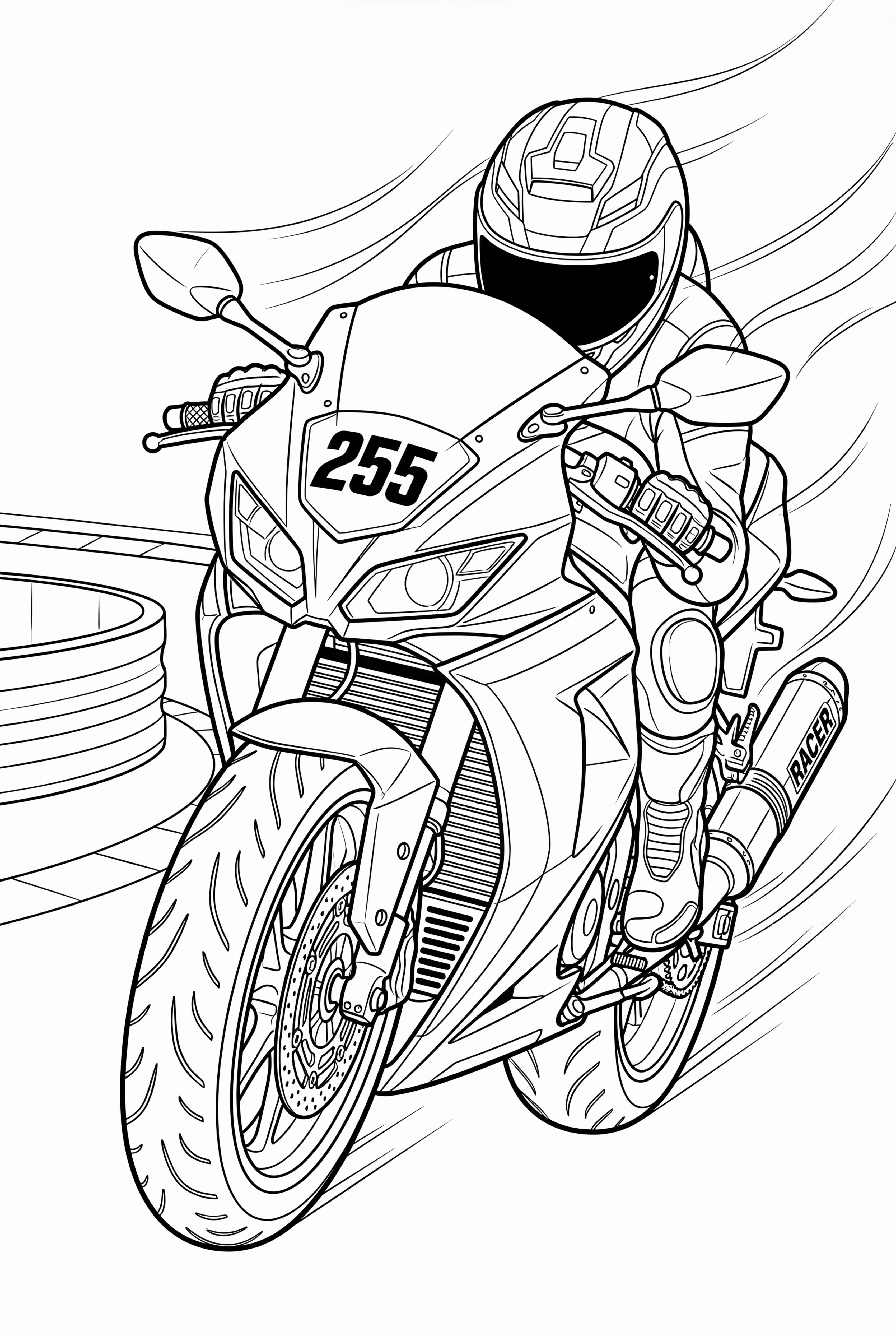 Motocicleta de carreras