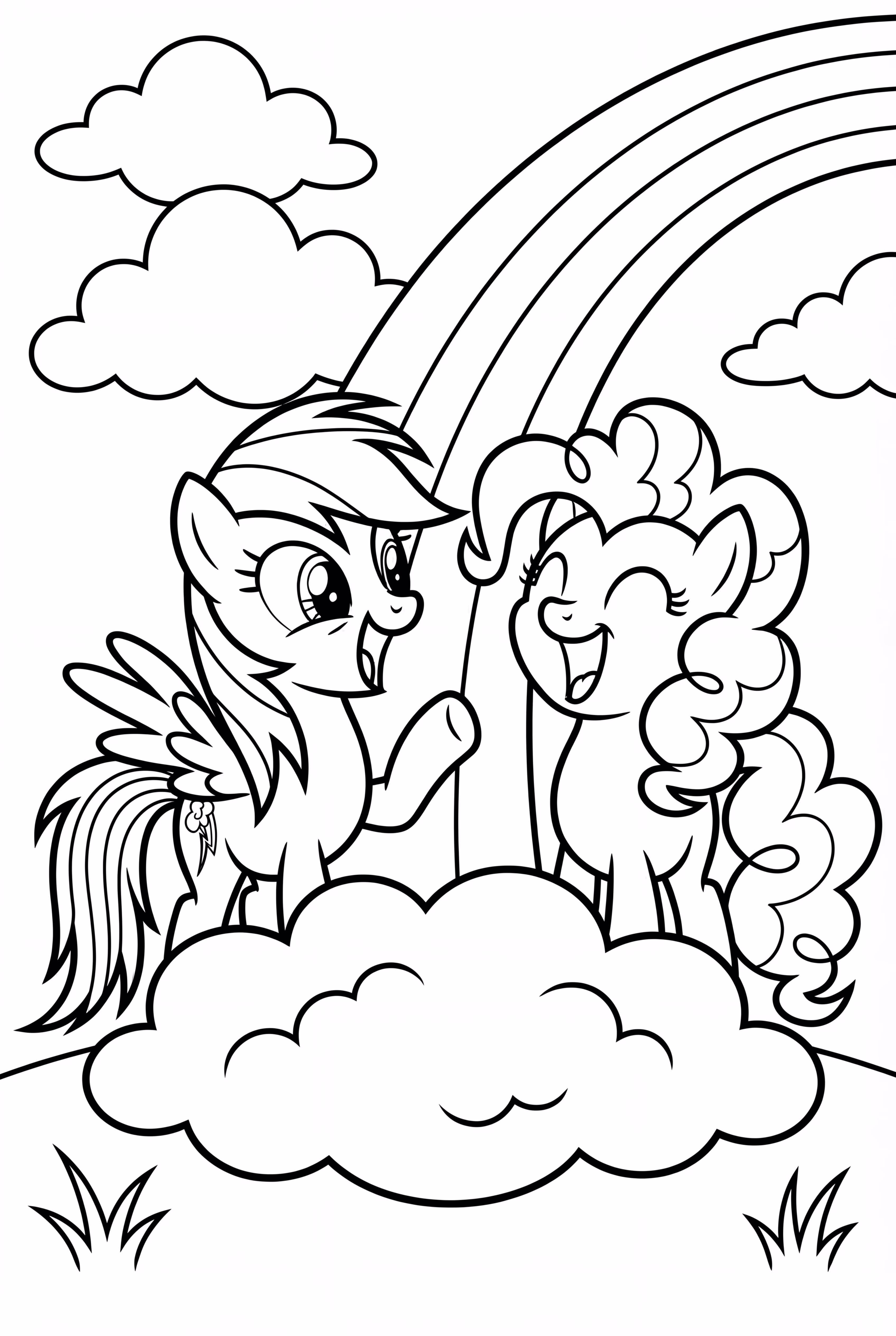 Rainbow Dash And Pinkie Pie Pranking