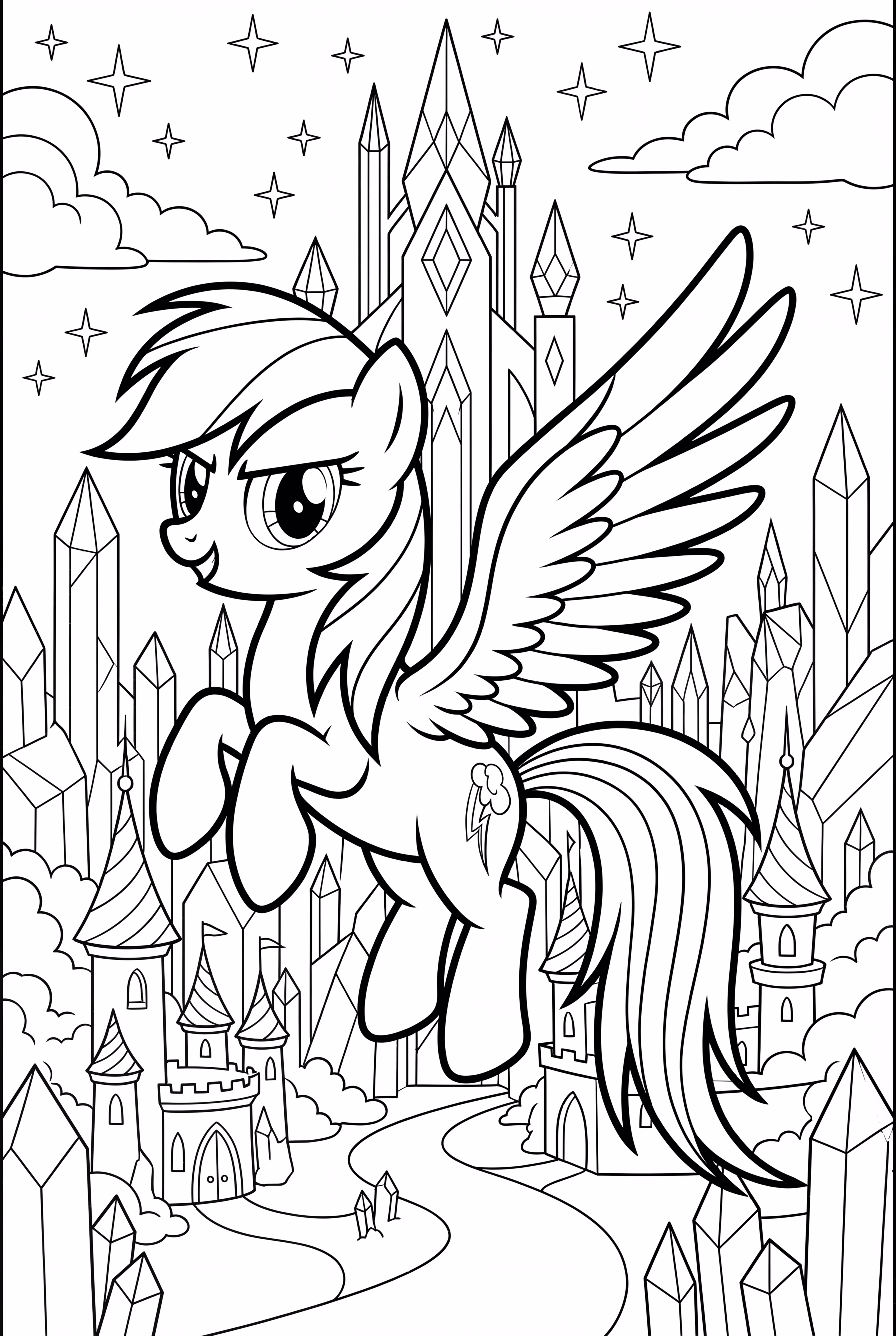 Rainbow Dash In The Crystal Empire