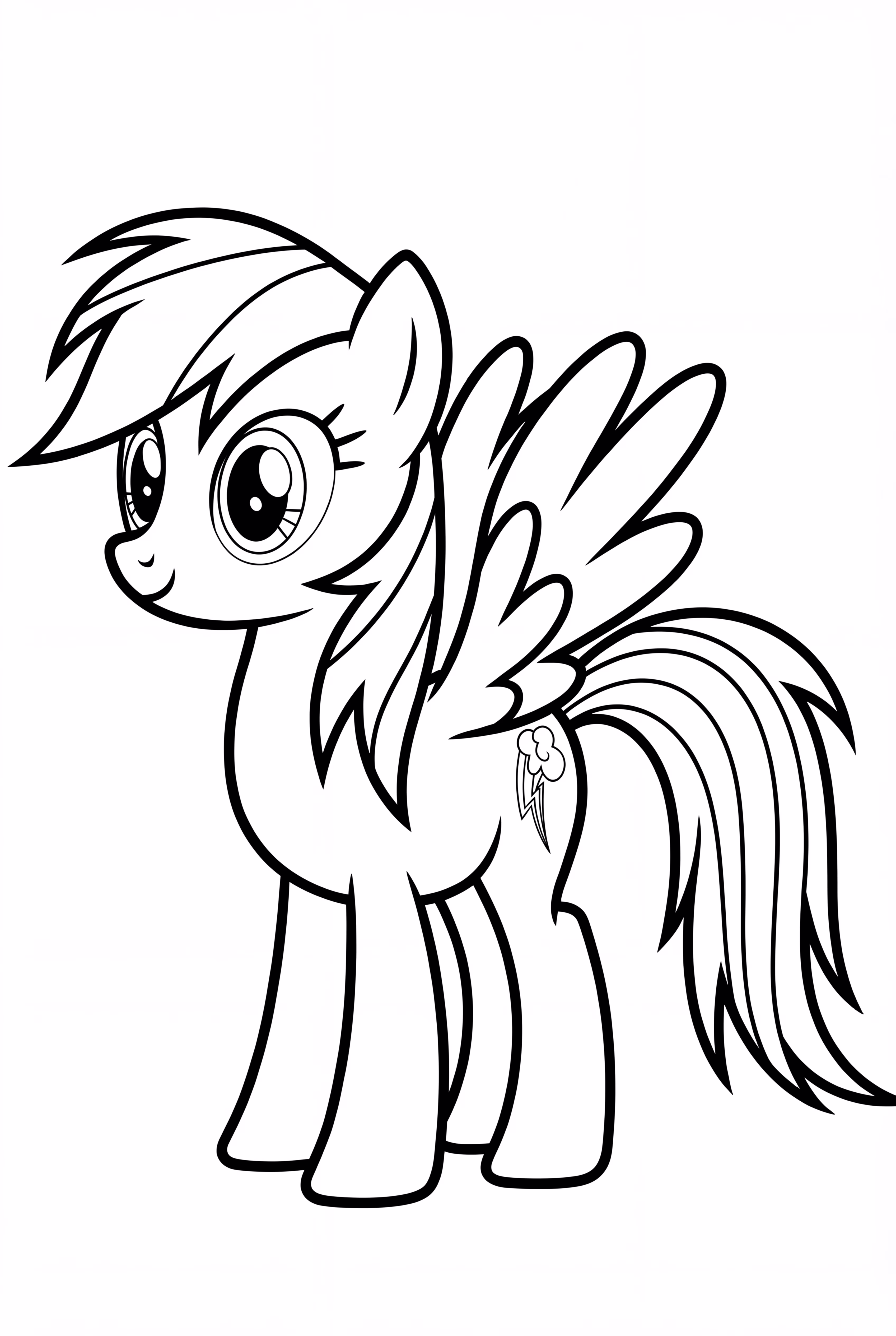 Rainbow Dash Ready To Fly