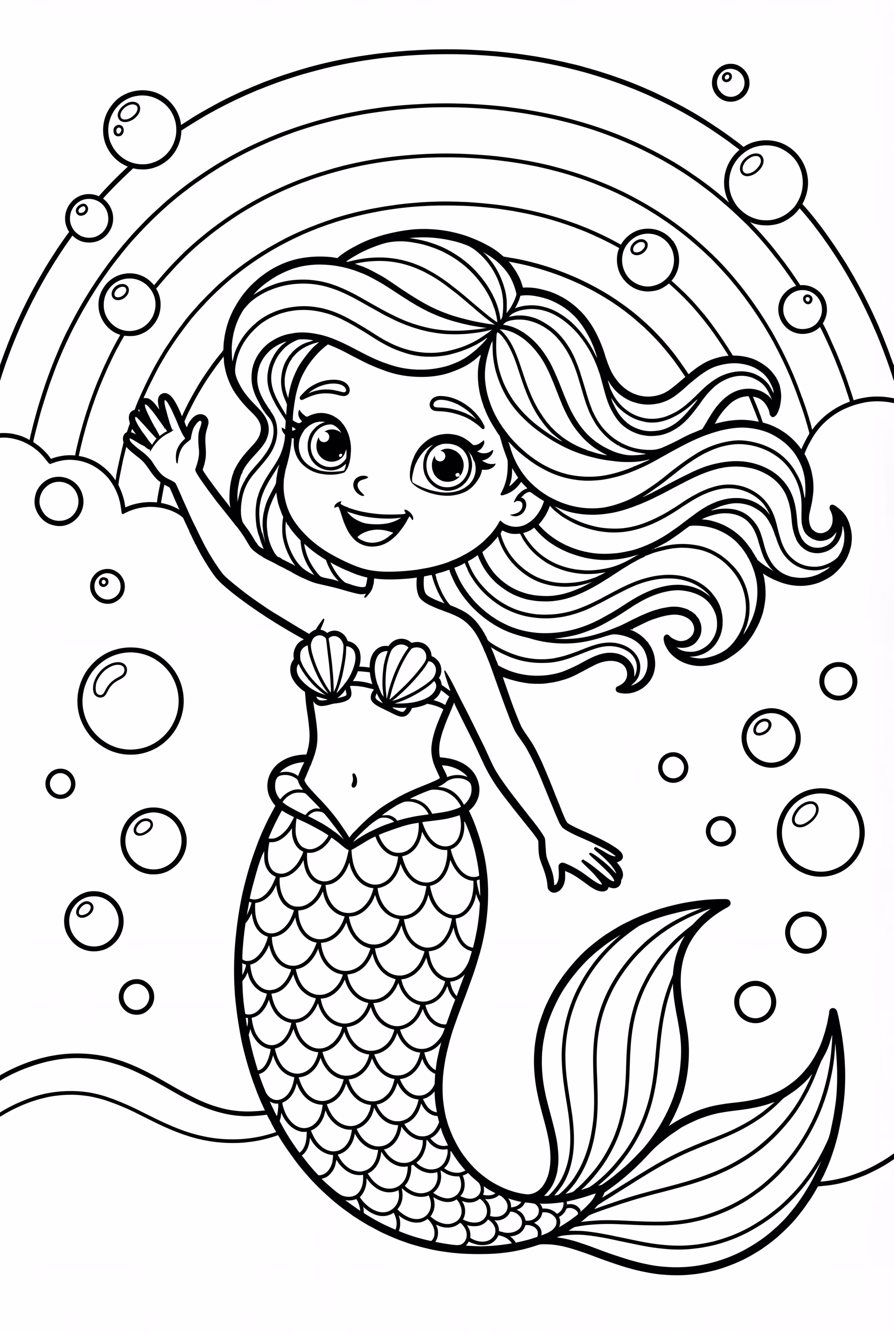 Rainbow Mermaid Fantasy