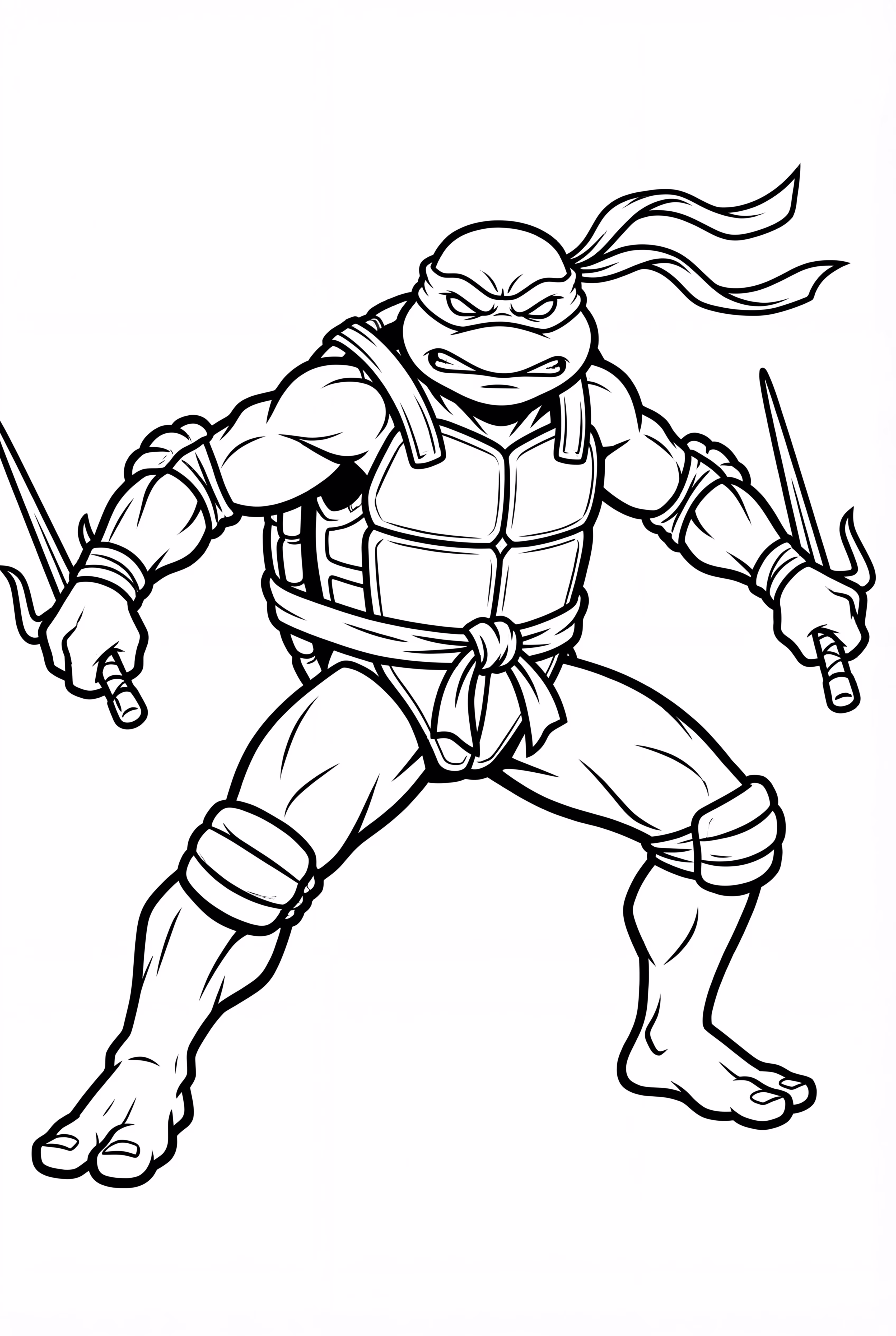 Raphael Ninja Turtle with Sai Weapons