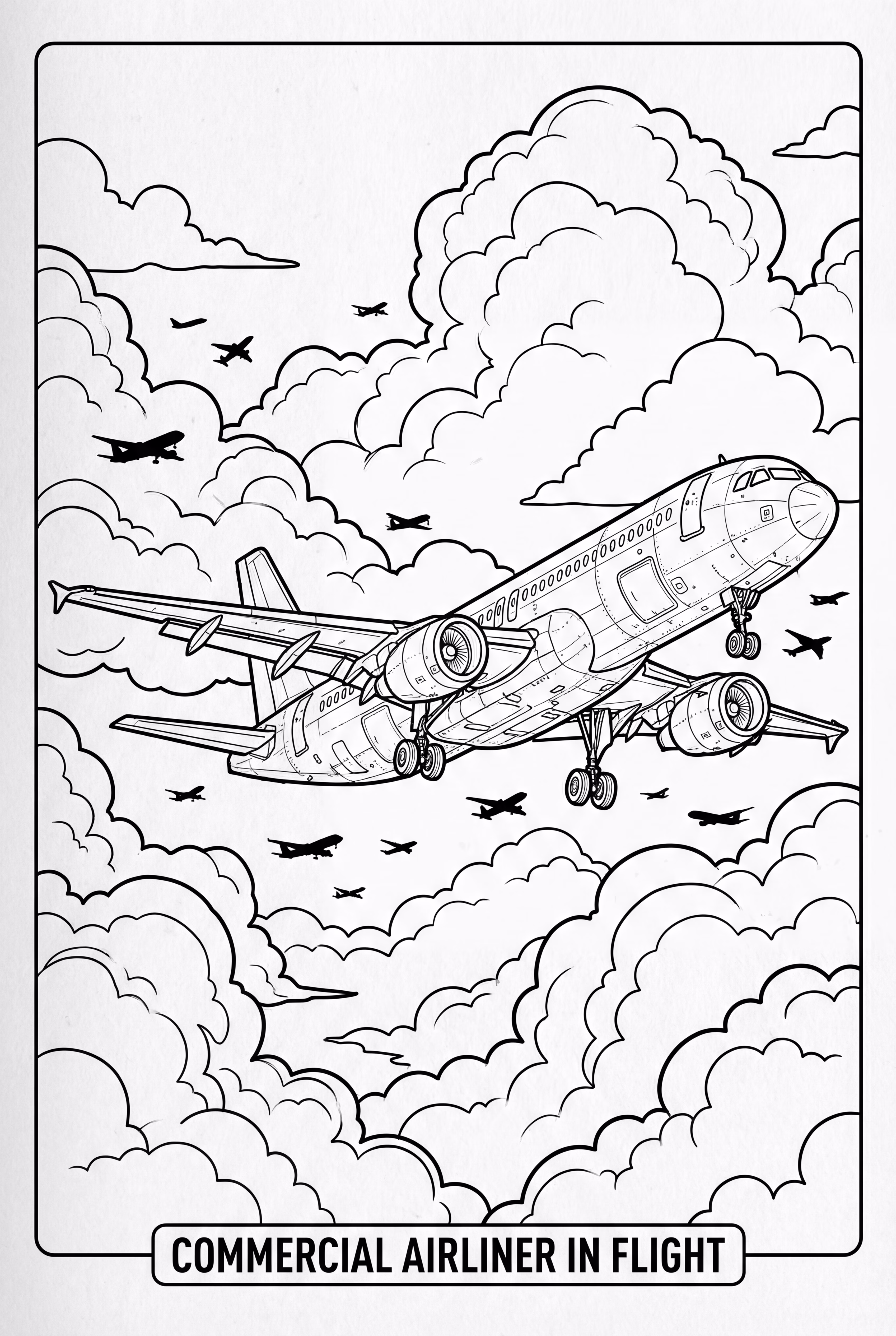 Avión Realista en Vuelo