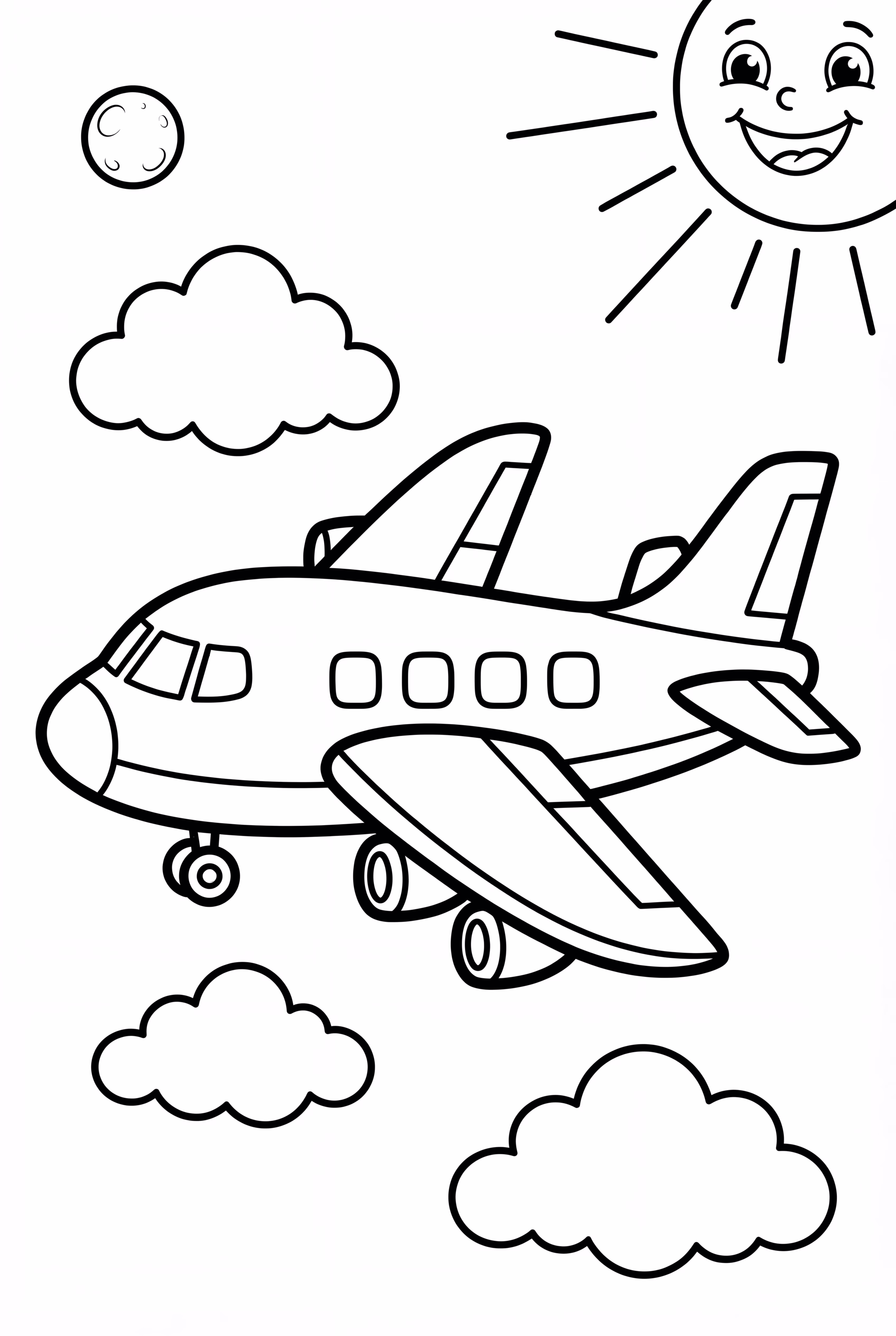 Realistic Airplane in Flight