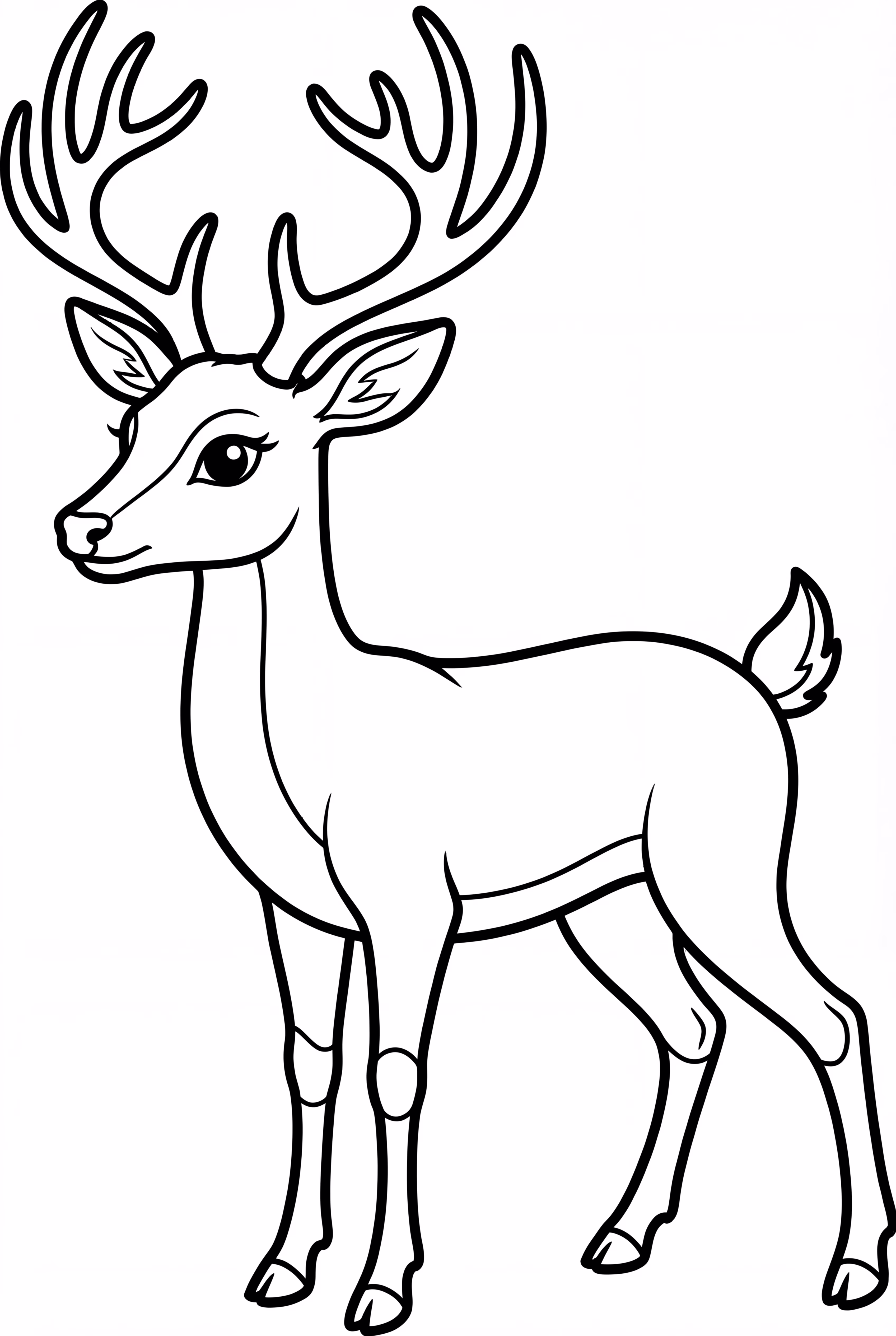 Realistic Deer Anatomy
