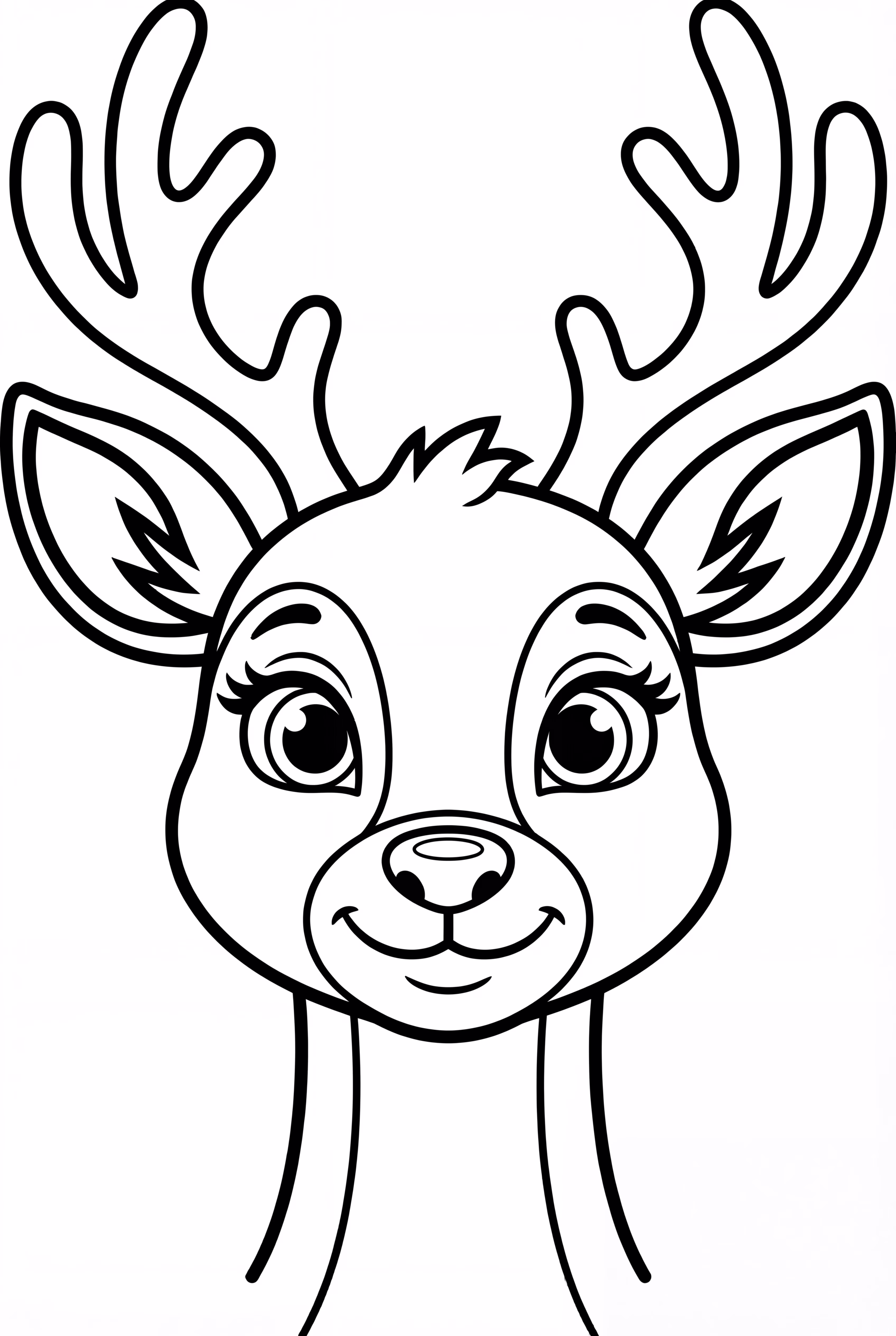 Realistic Deer Head