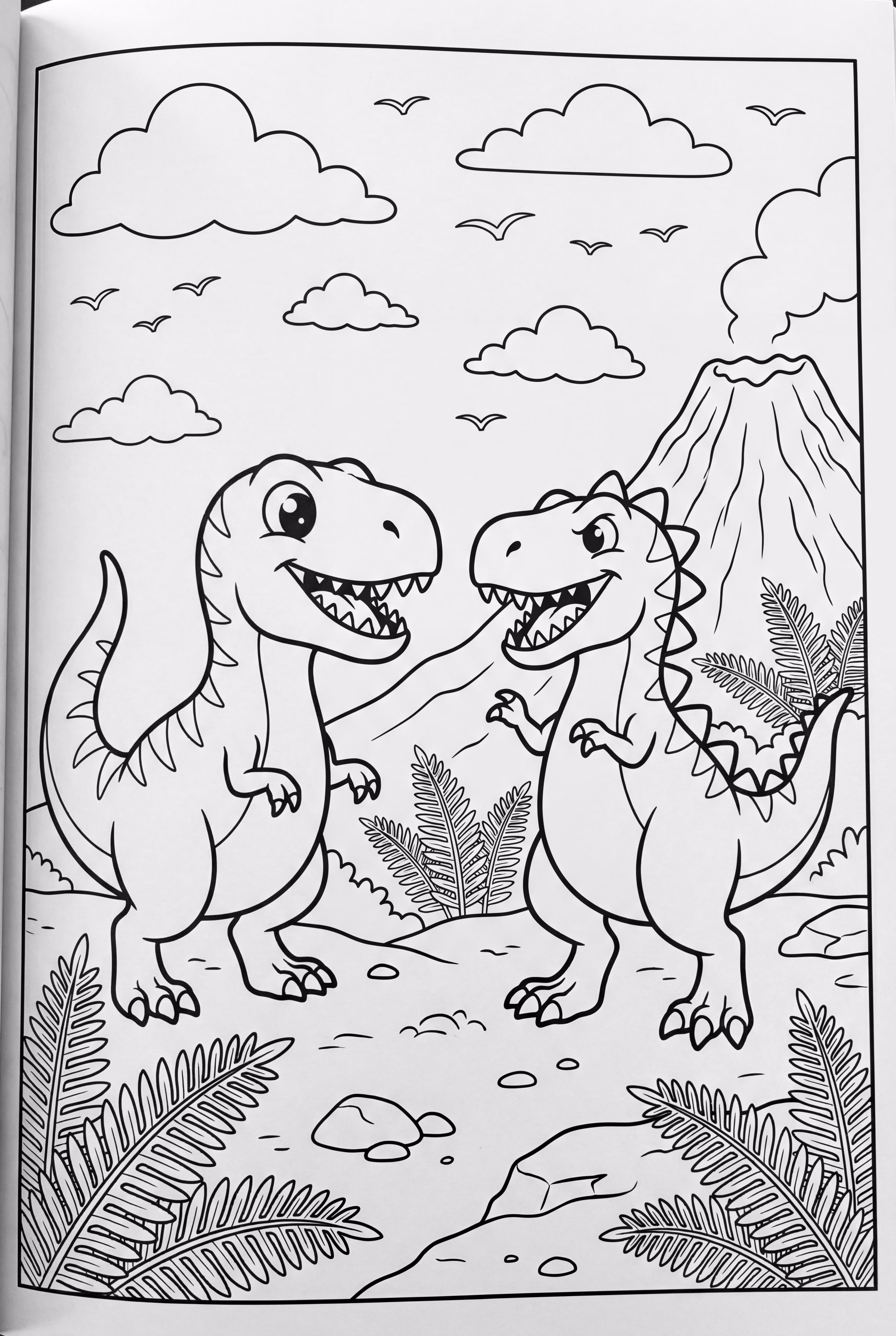 Realistic Dinosaur Battle