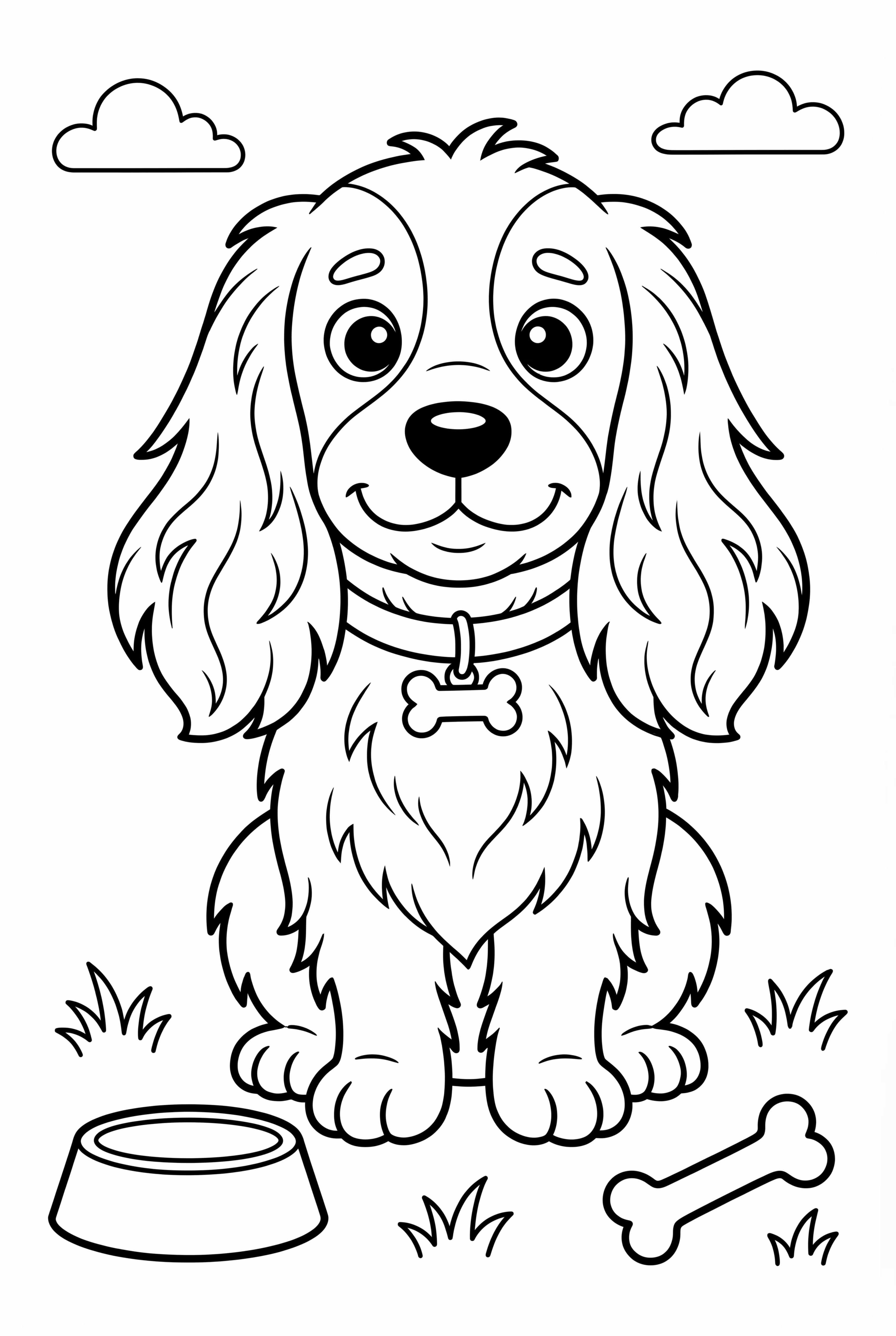 Realistisches Hundeportrait mit detailliertem Fell