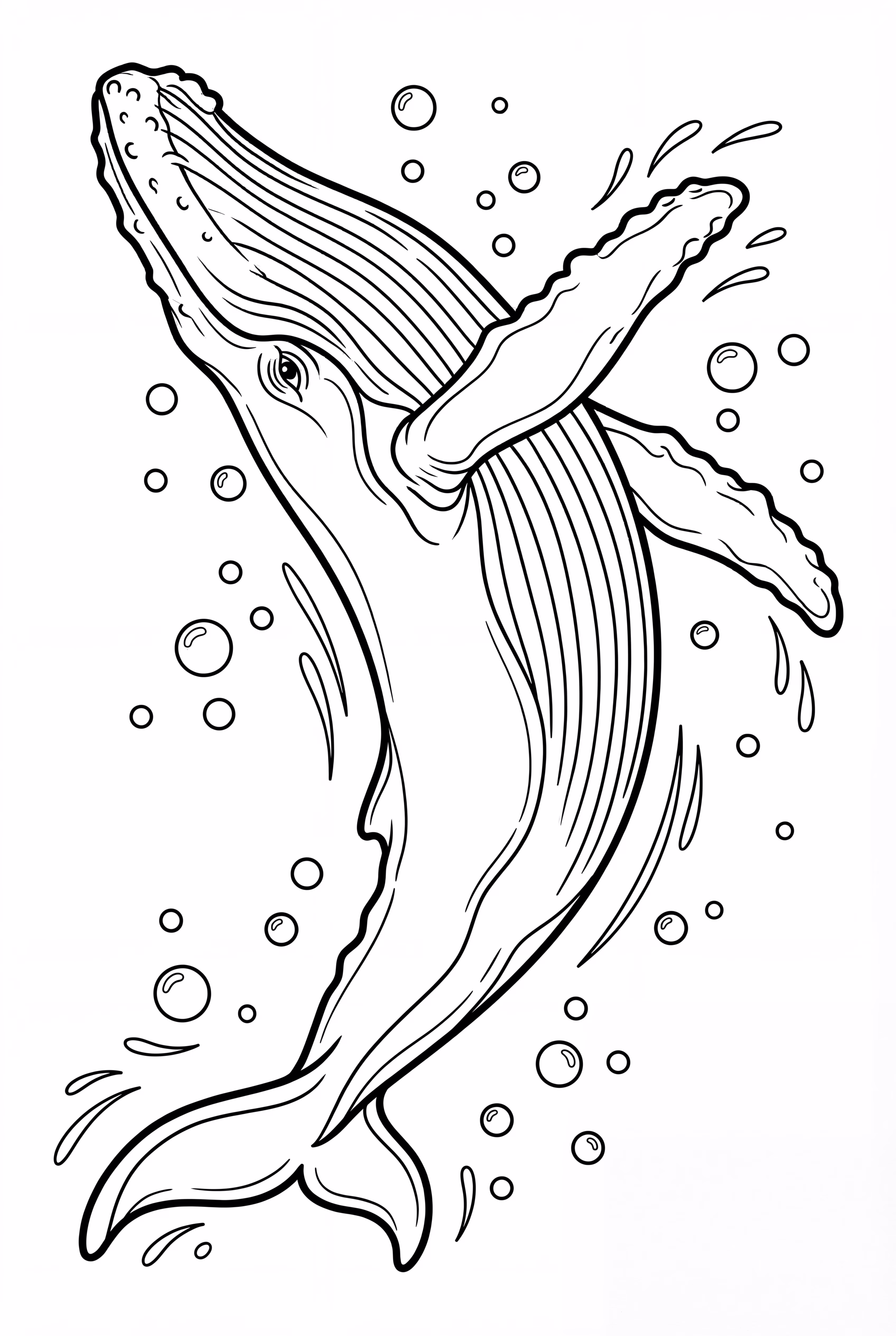 逼真的座头鲸跳跃-2