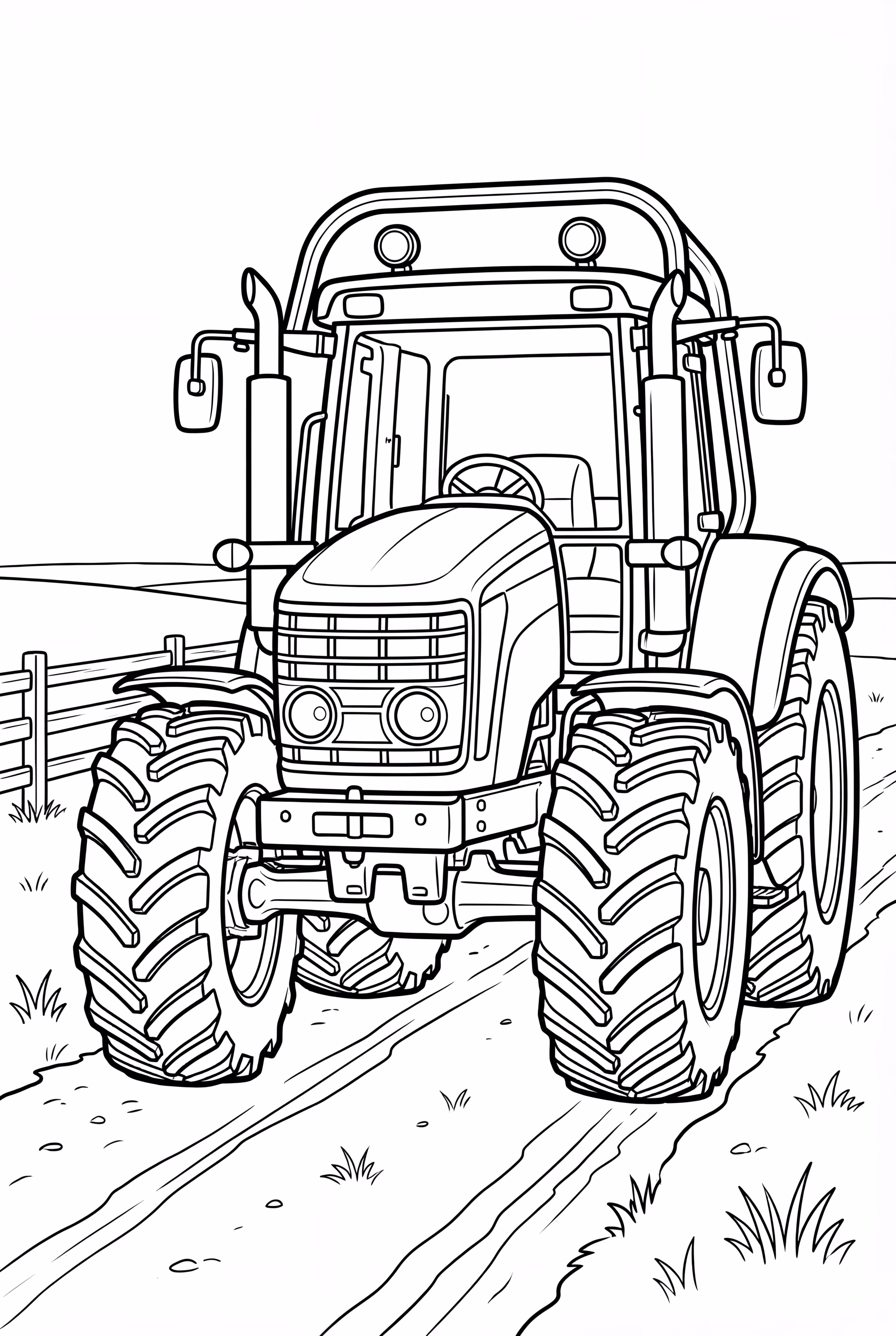 Realistic Tractor Working