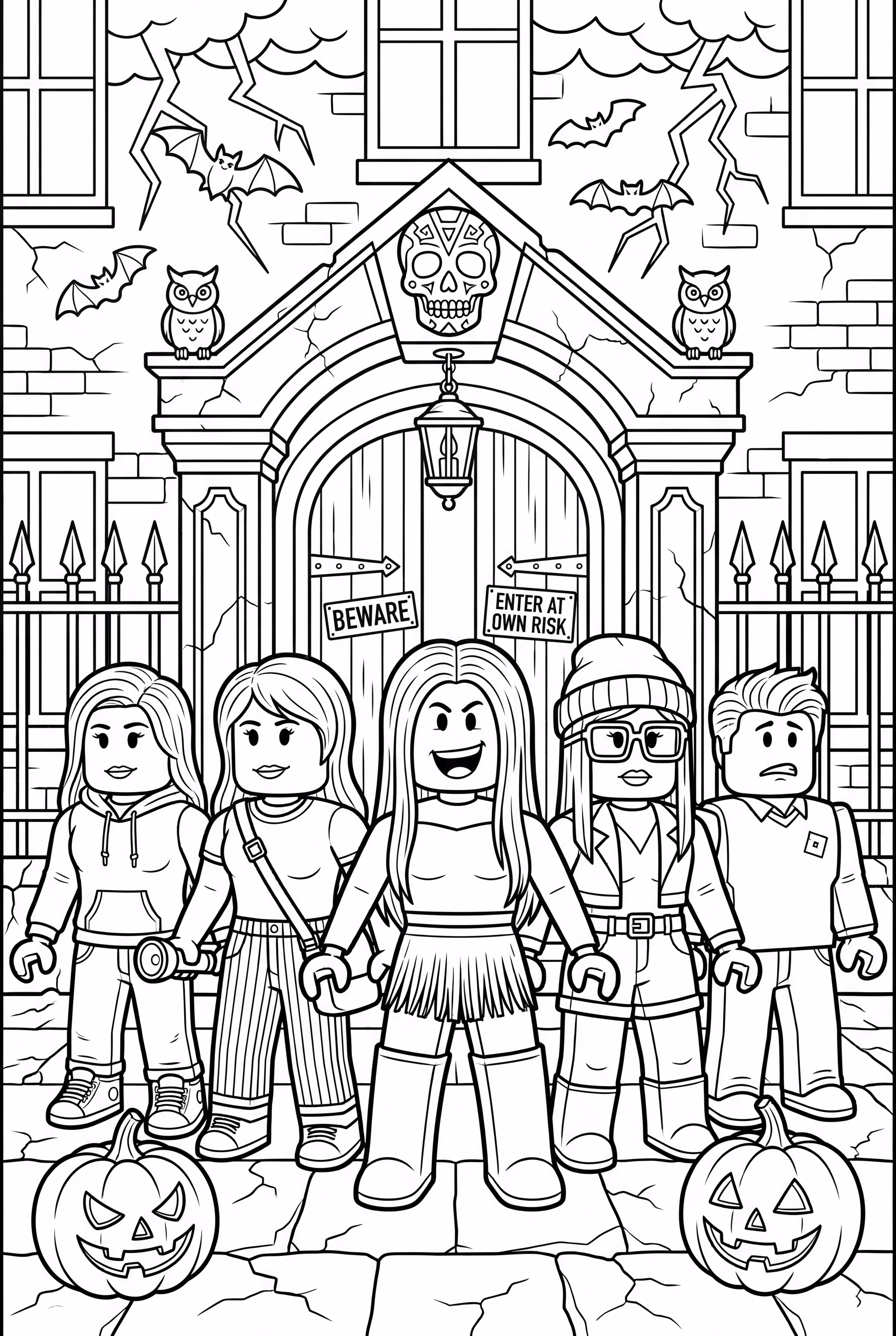 Roblox Group Adventure in a Haunted House-2