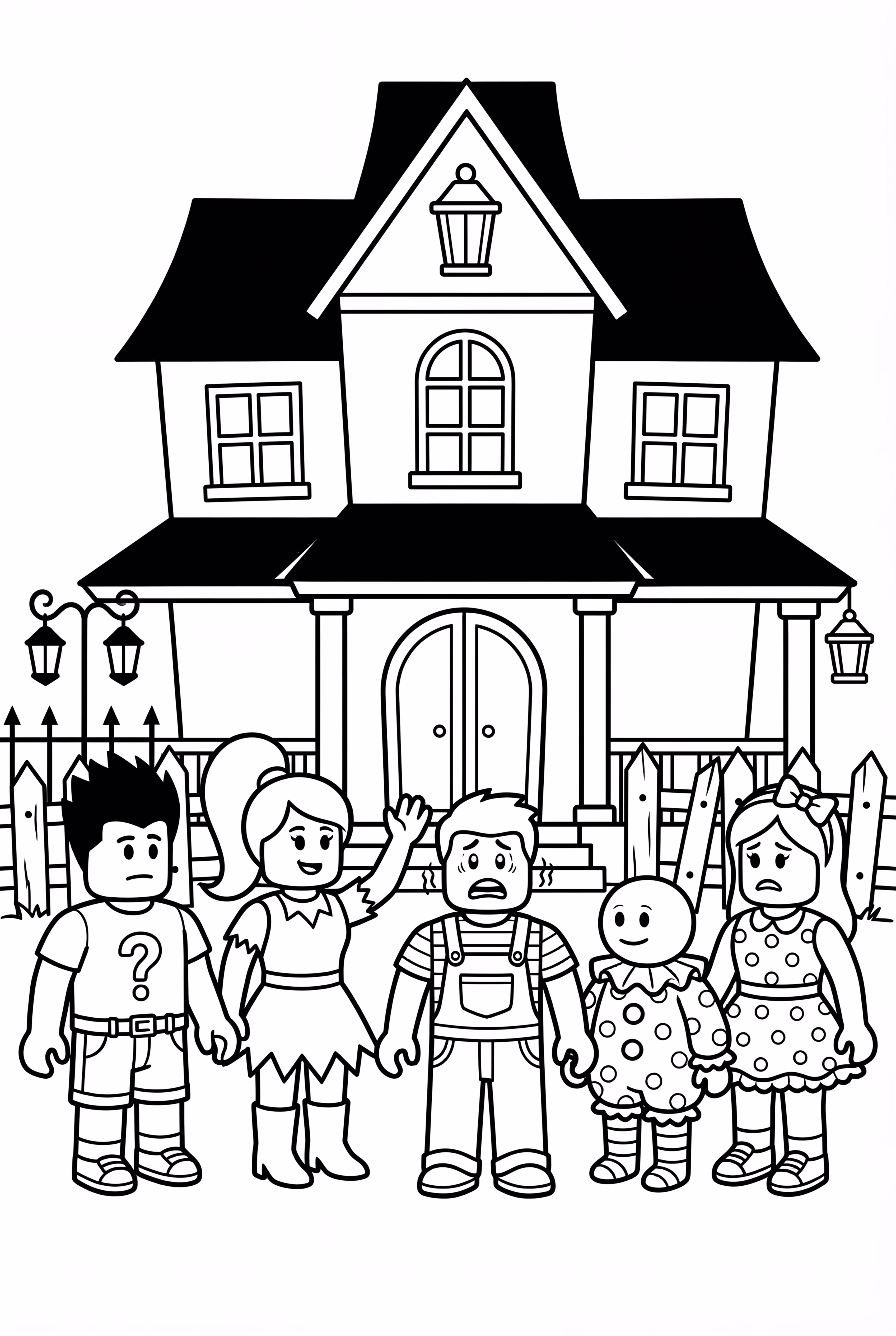 Roblox Group Adventure in a Haunted House