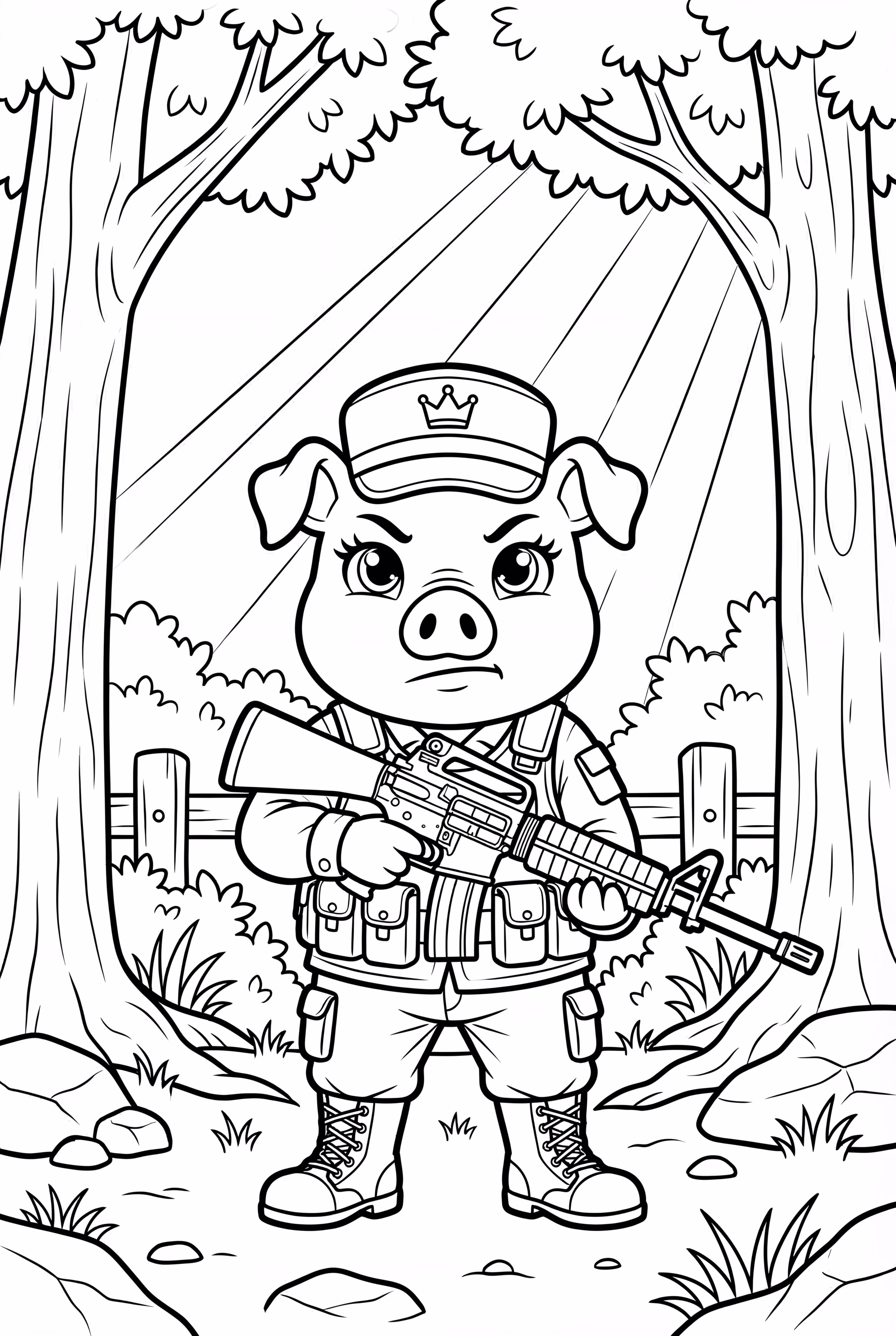 Roblox Soldier Piggy in Action