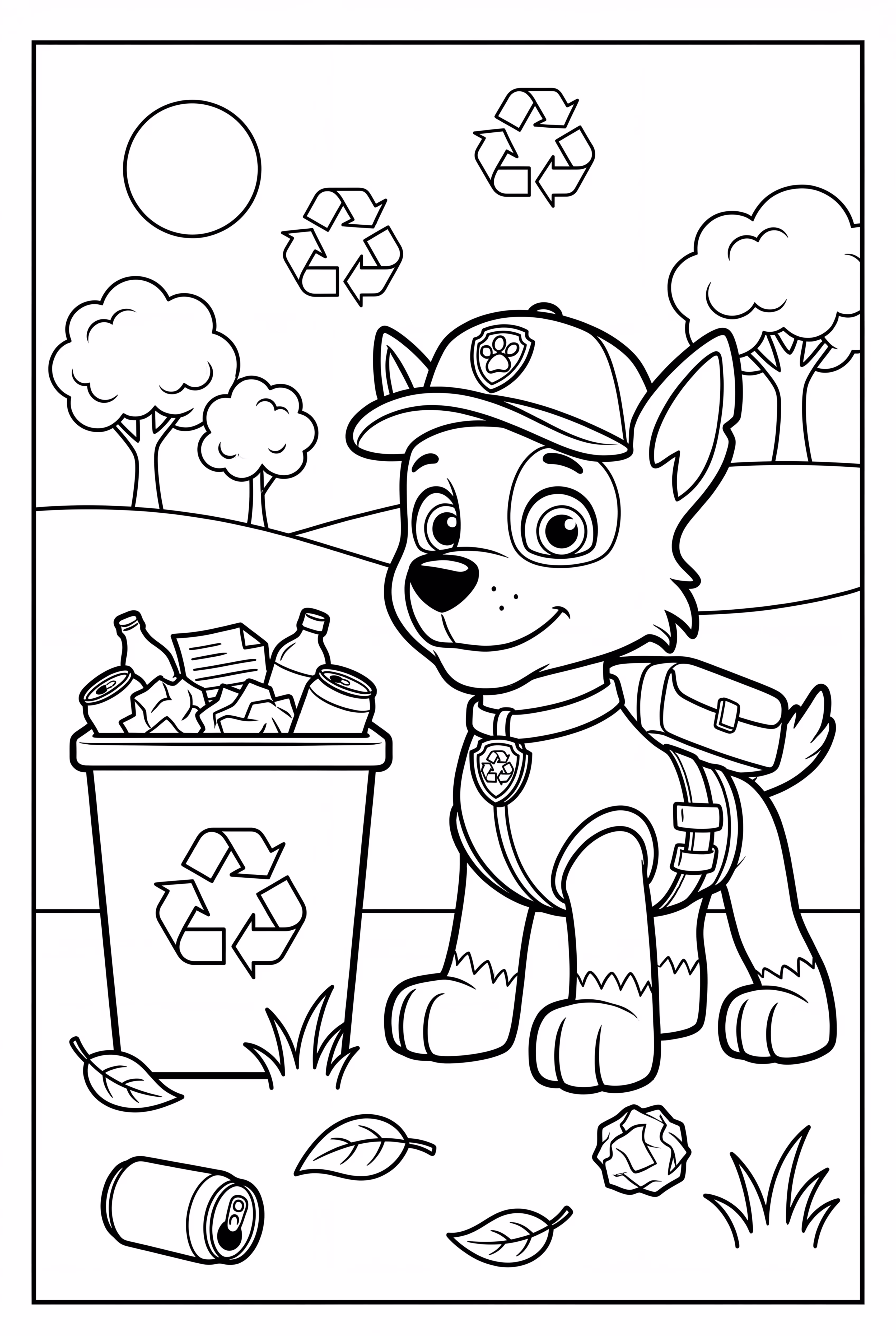 Rocky Patrulha Canina Missão de Reciclagem