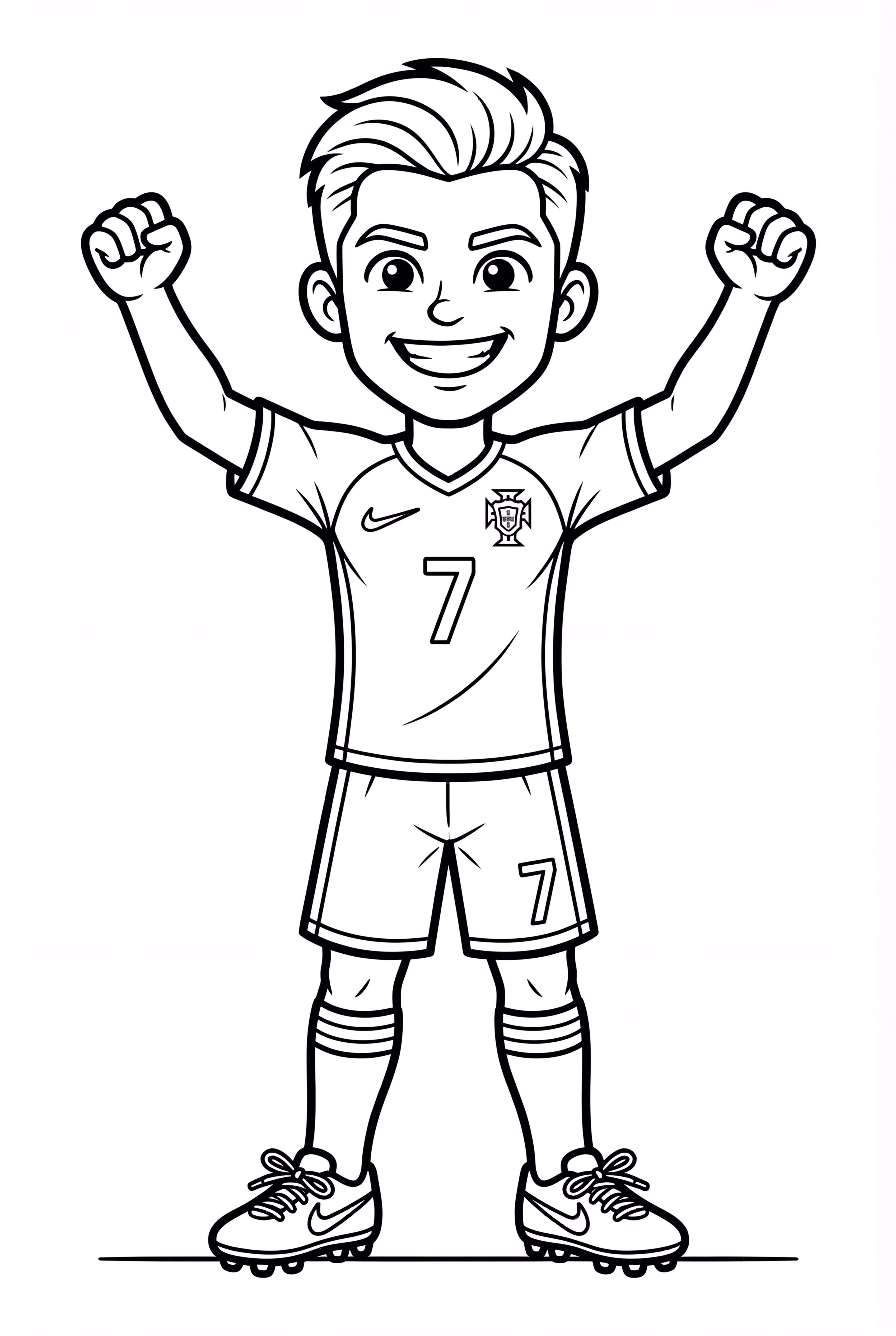 Ronaldo Celebrating a Goal