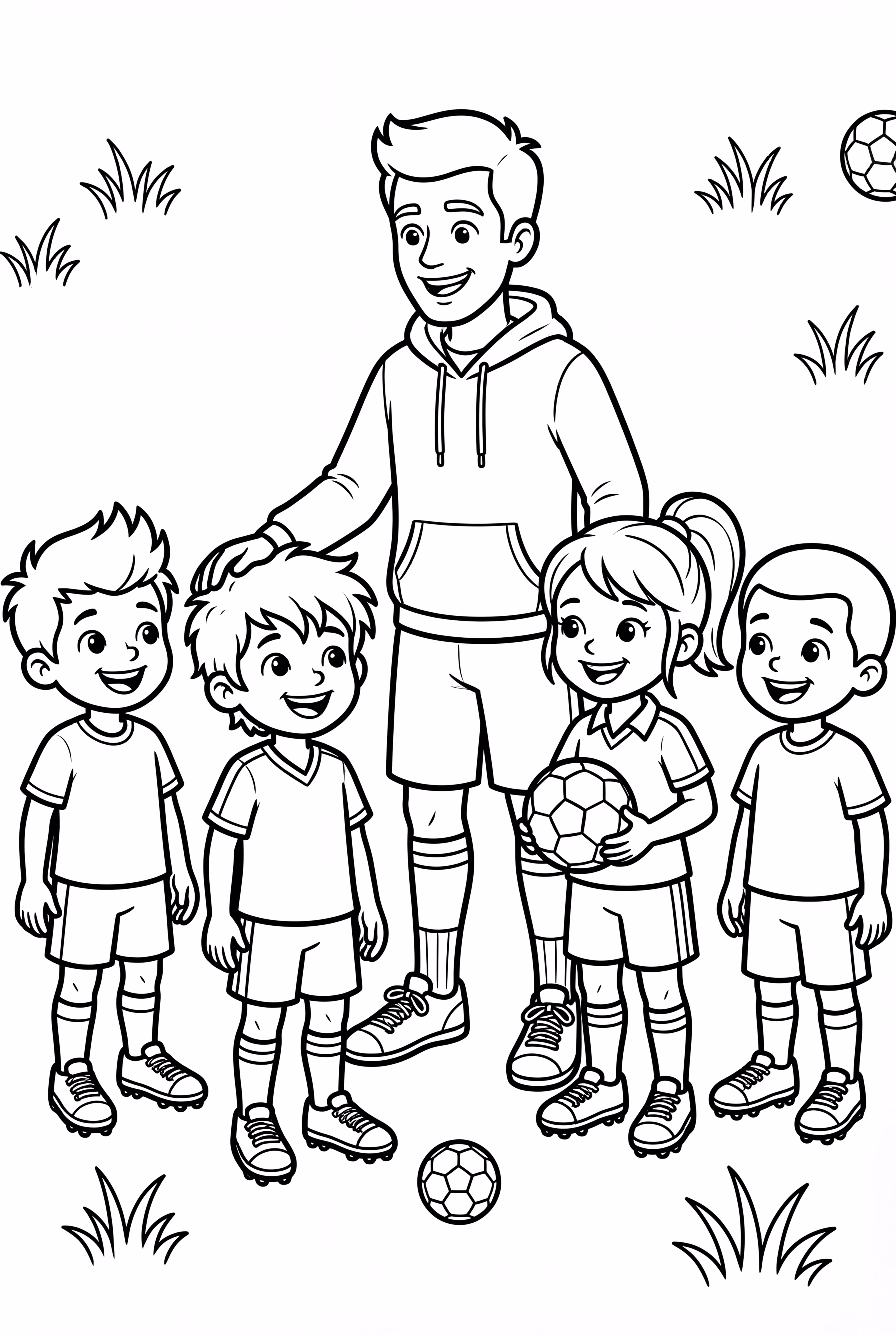 Ronaldo Inspiring Kids at a Soccer Camp