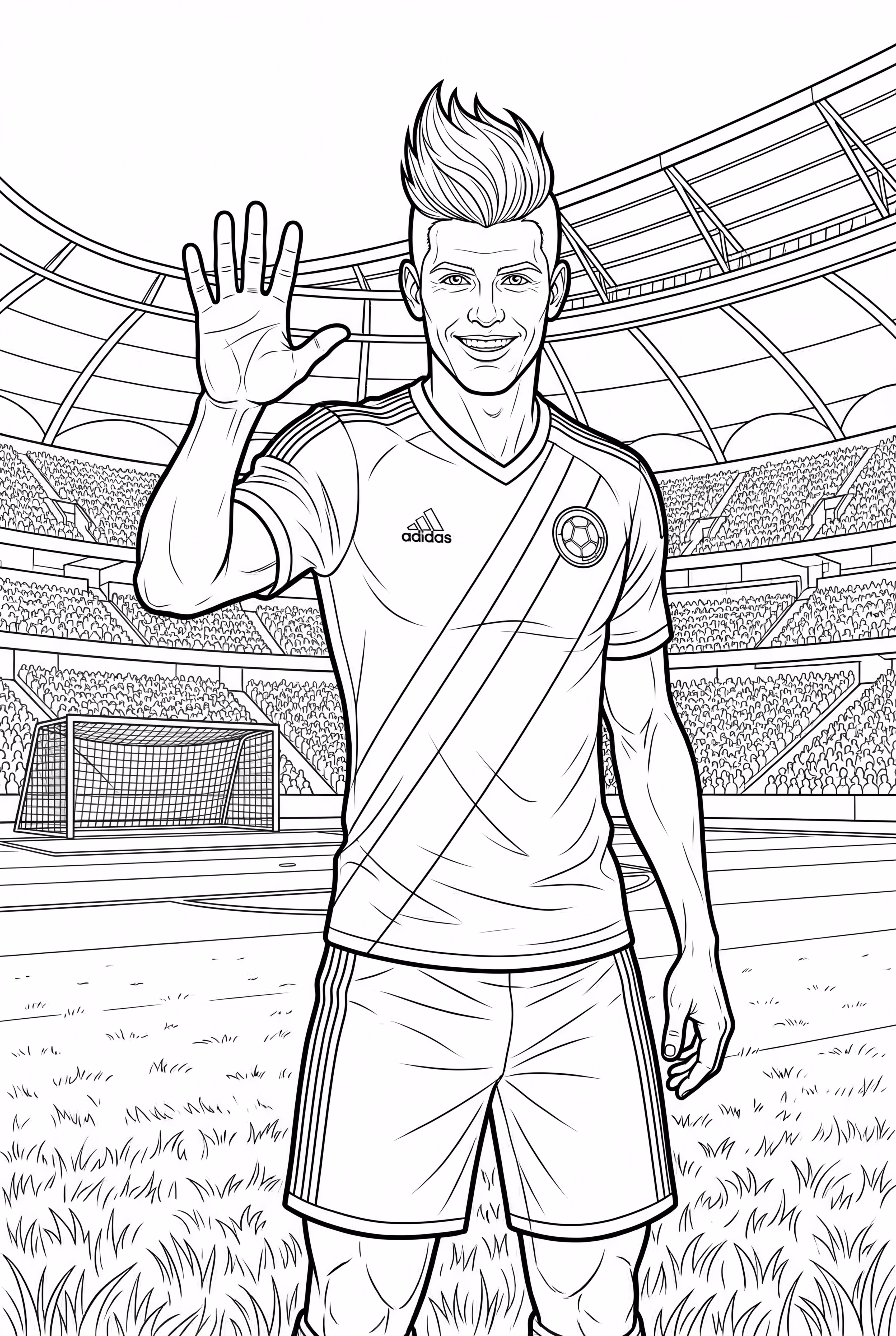 Ronaldo Smiling and Waving