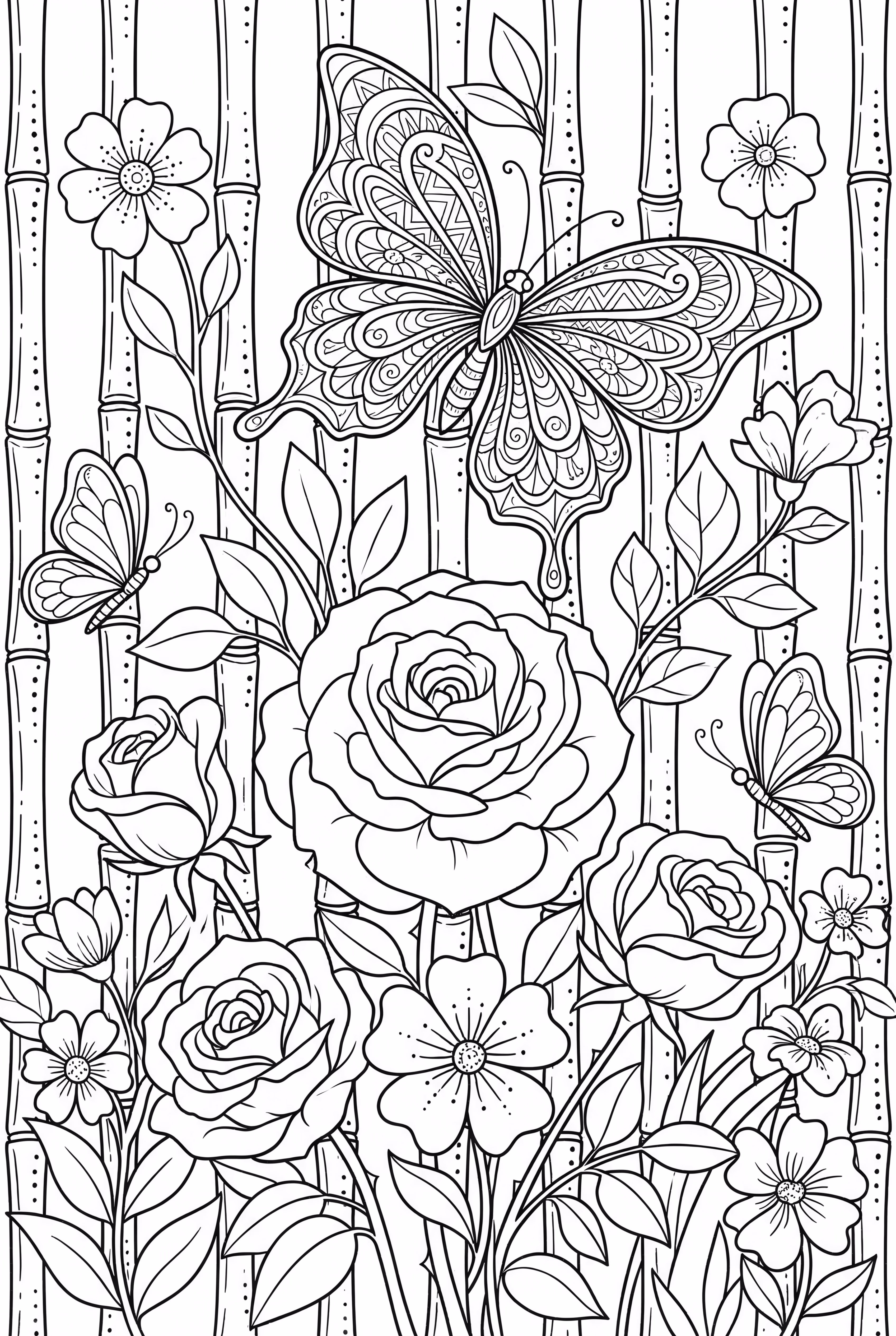 Rose Butterfly Garden