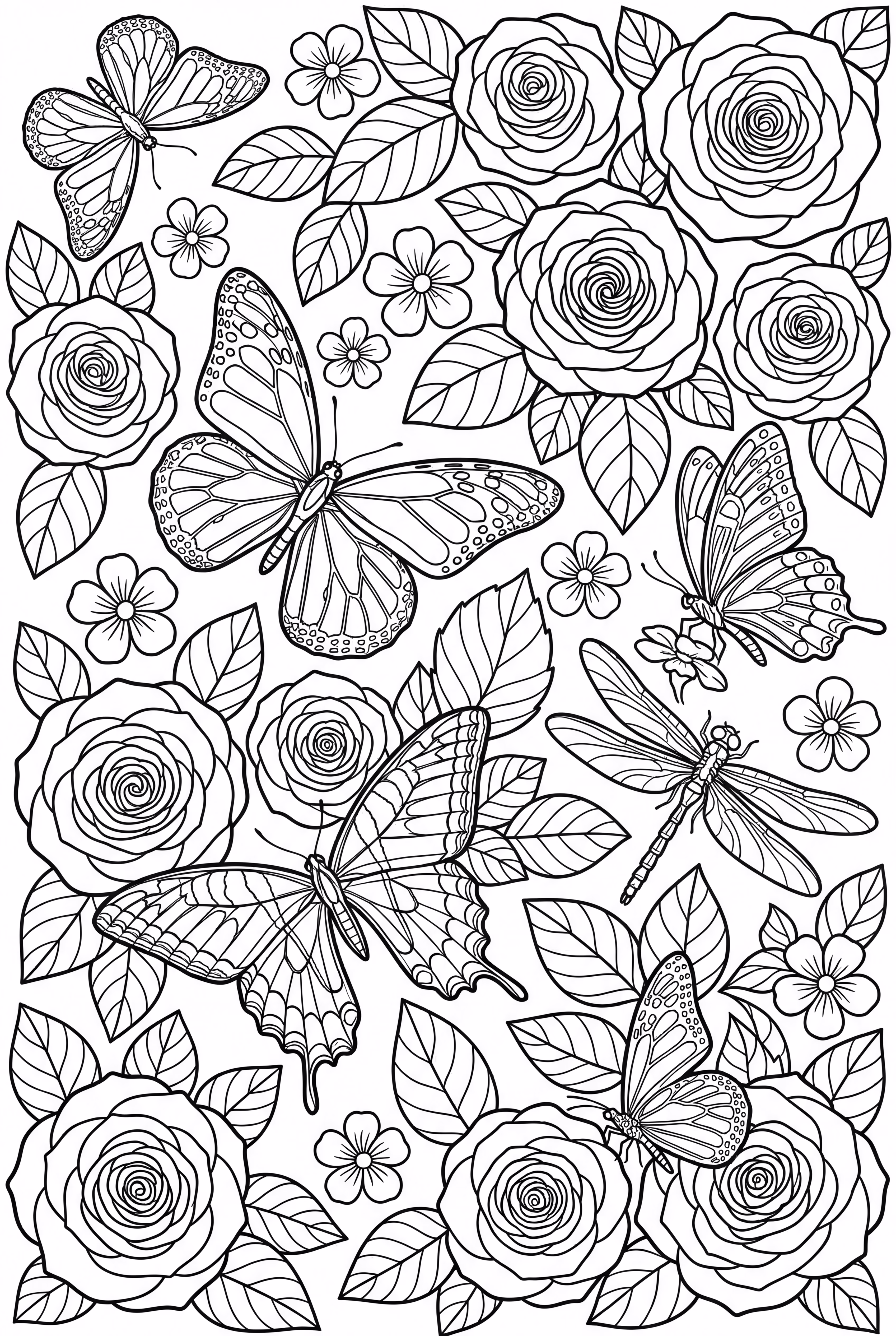 玫瑰与蝴蝶舞-2