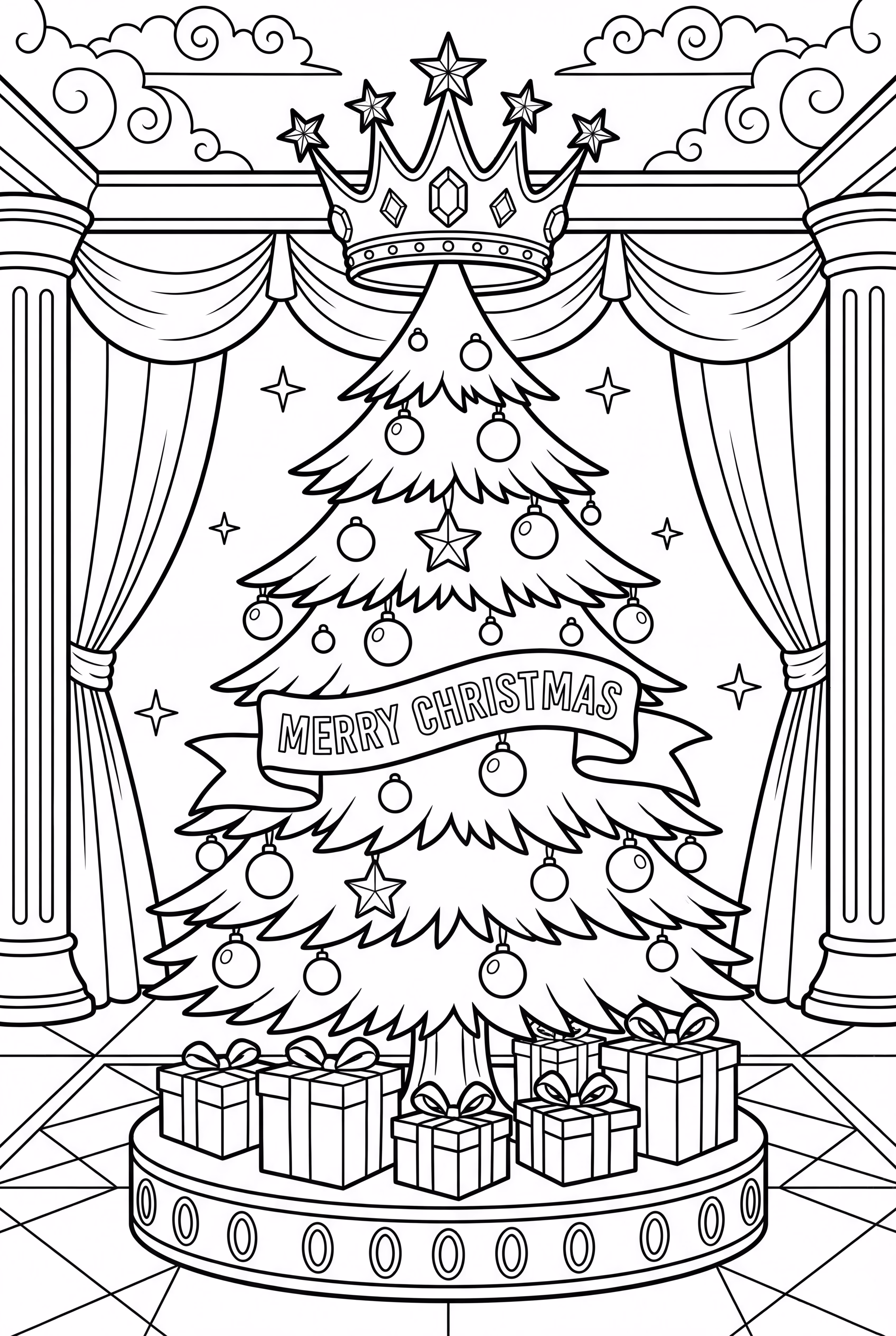 Royal Christmas Tree Palace