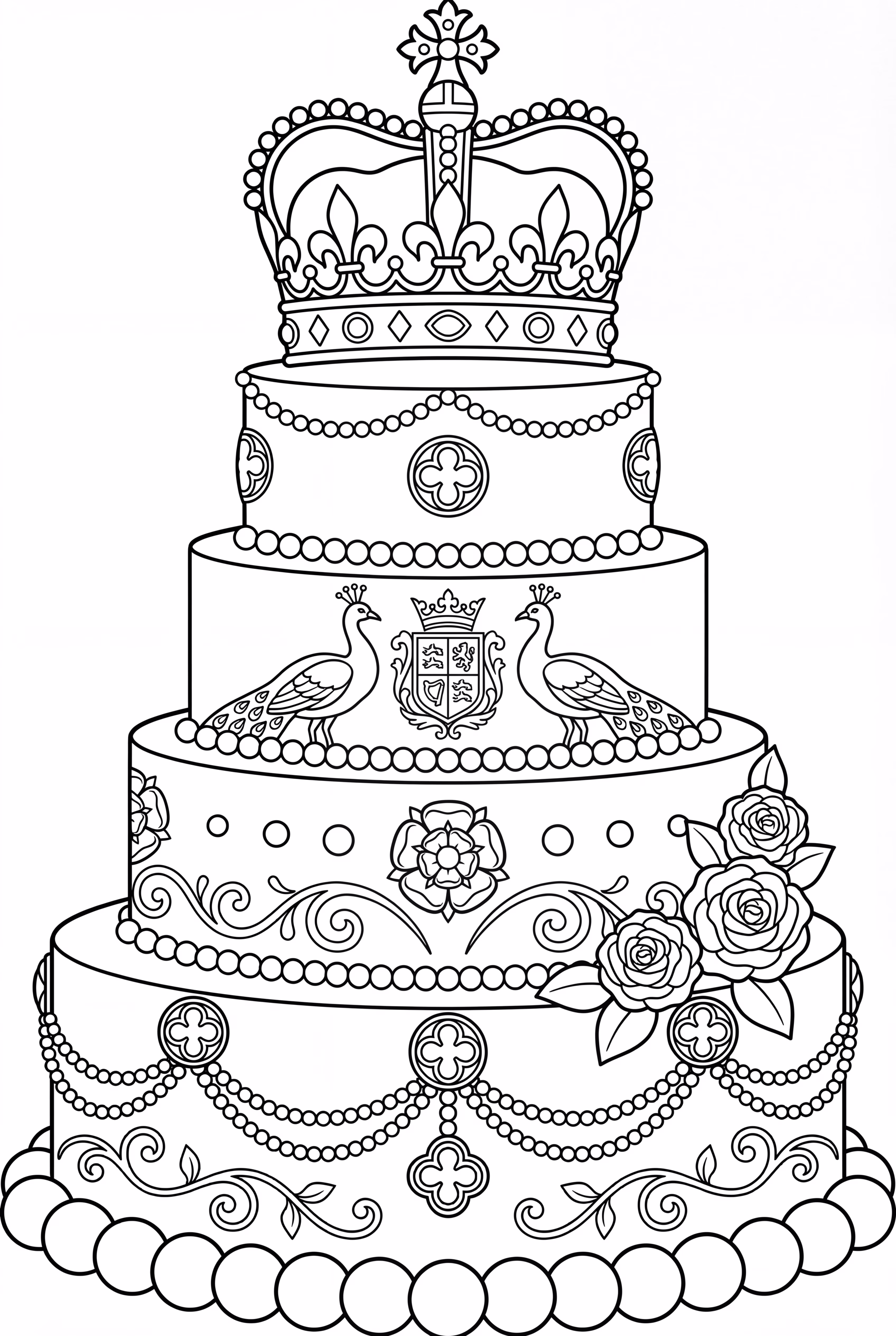 Design de Bolo de Casamento Real-2