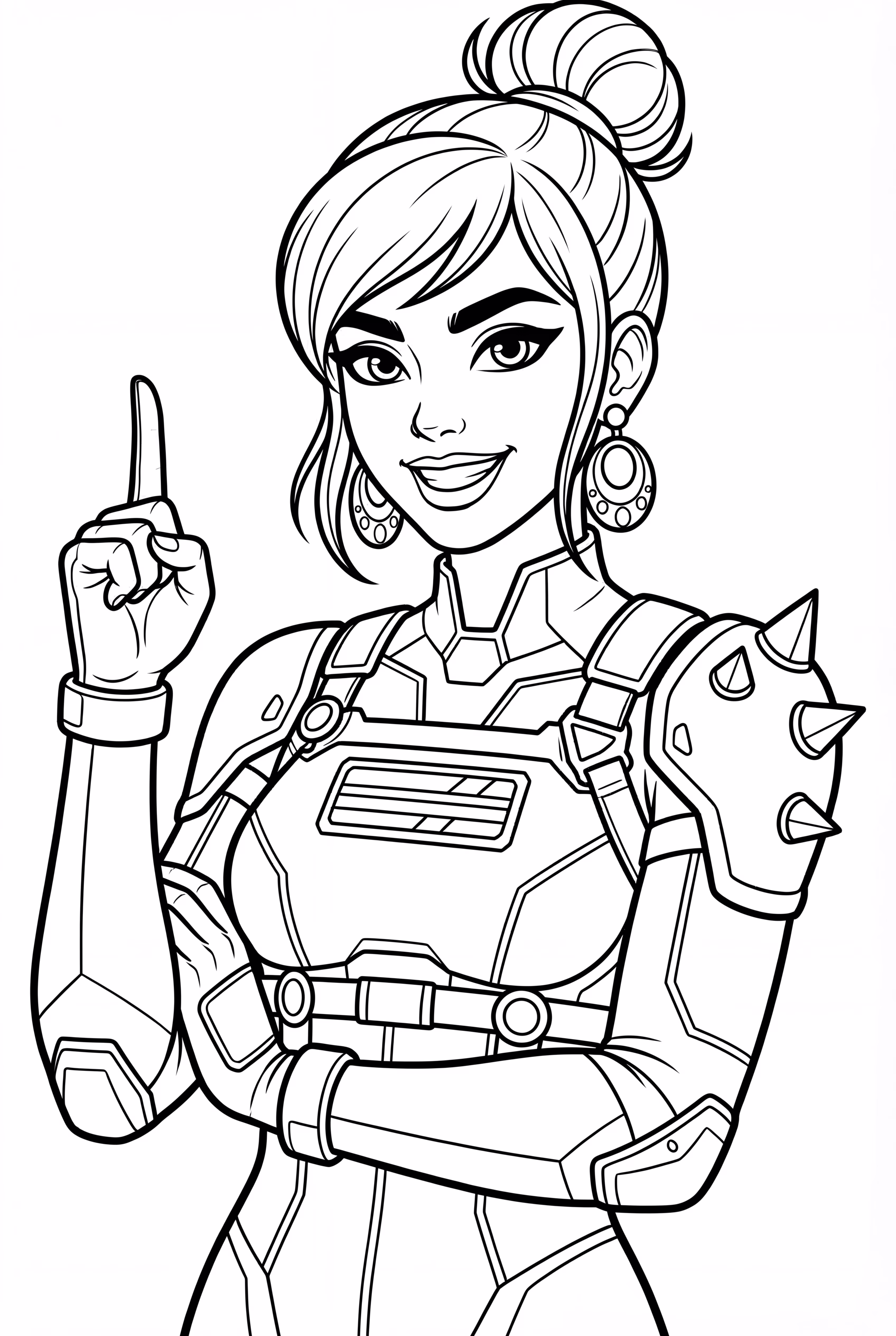 鲁米向上指着手指